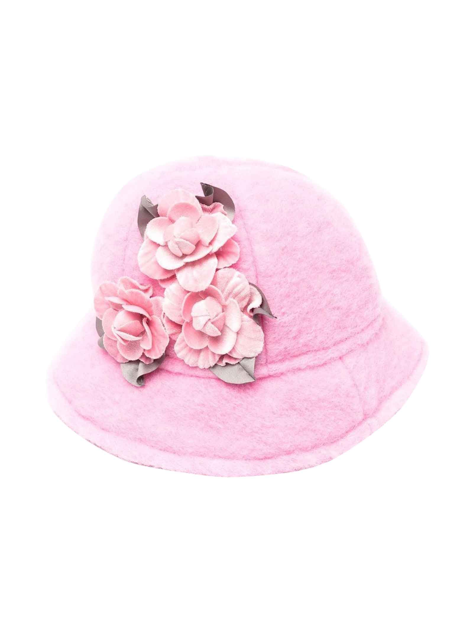 Monnalisa Pink Bucket Hat