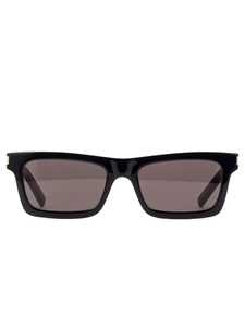 Shop Saint Laurent Sl 461 Betty Sunglasses In Black Black Black