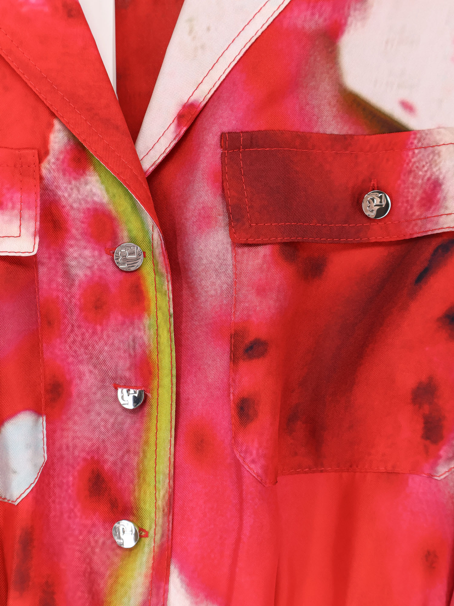 Tory Burch Printed Silk-twill Midi Shirt Dress