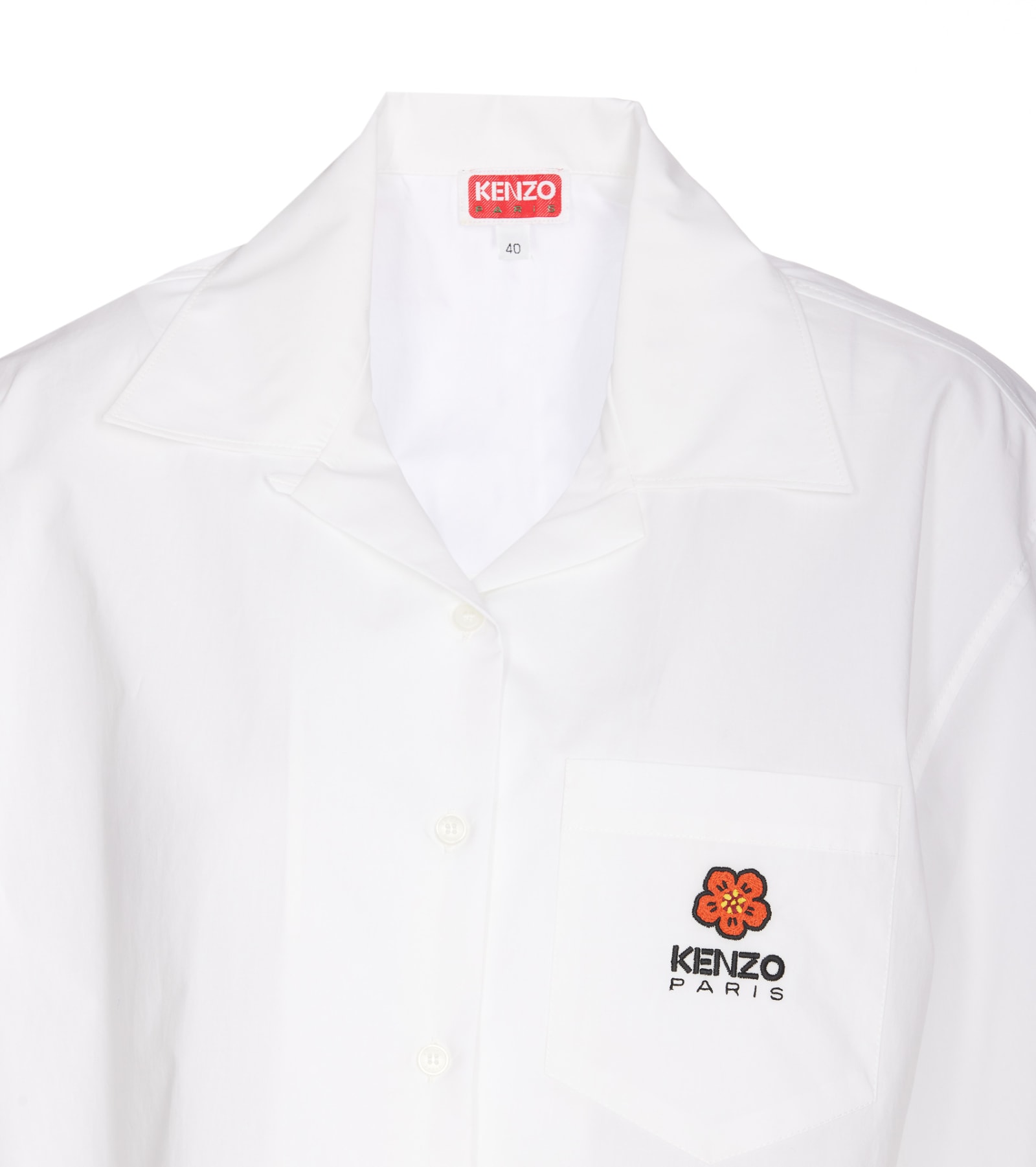 Shop Kenzo Boke Hawaiian Shirt In White
