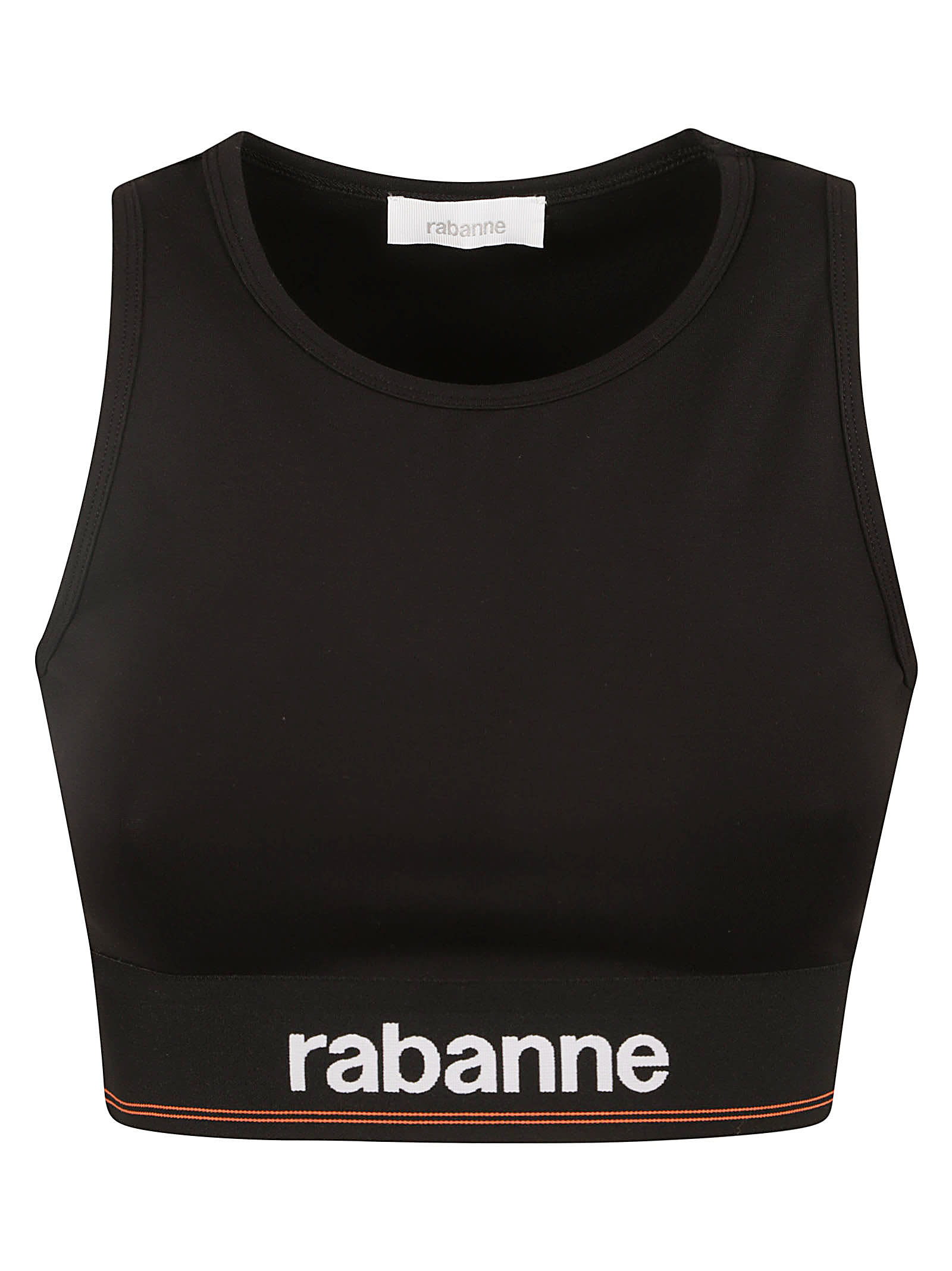 Shop Rabanne Sleeveless Cropped Top In Lack