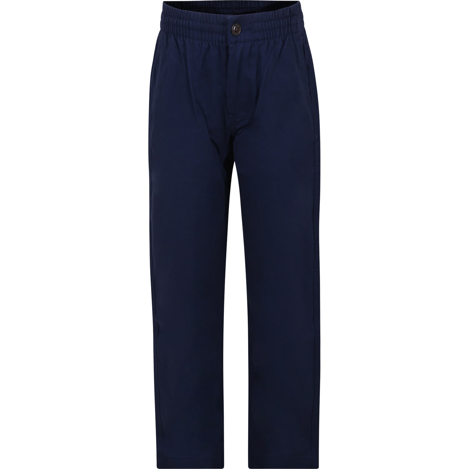 Ralph Lauren Kids' Blue Trousers For Boy With Horse