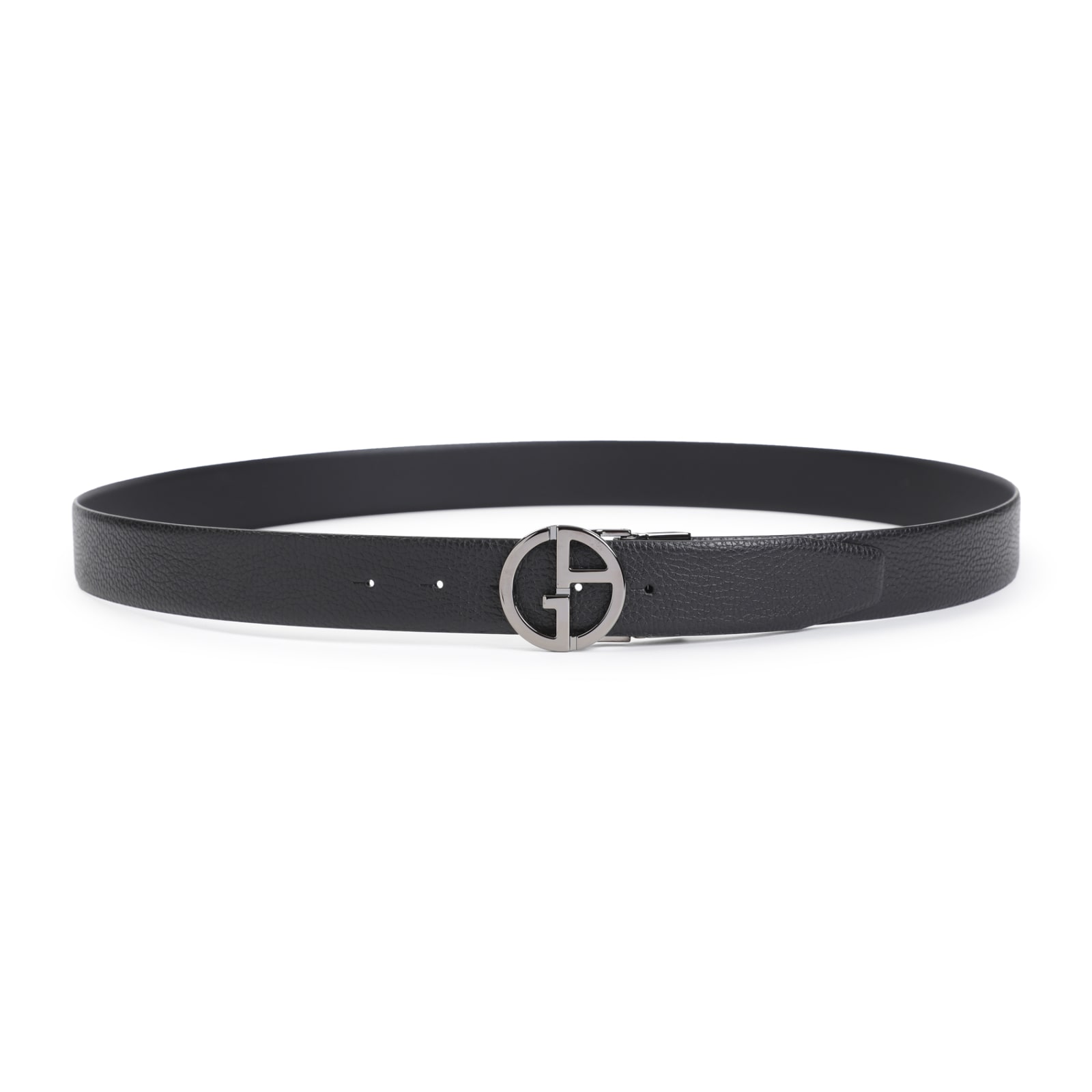 Shop Giorgio Armani Belt In Nero Nero