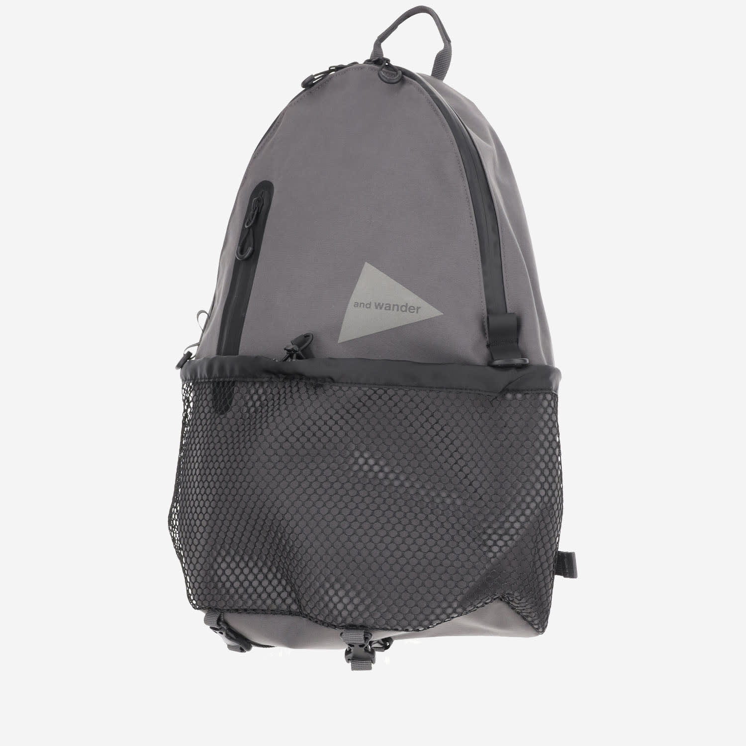 Shop And Wander Cotton Blend Backpack With Logo In Grey