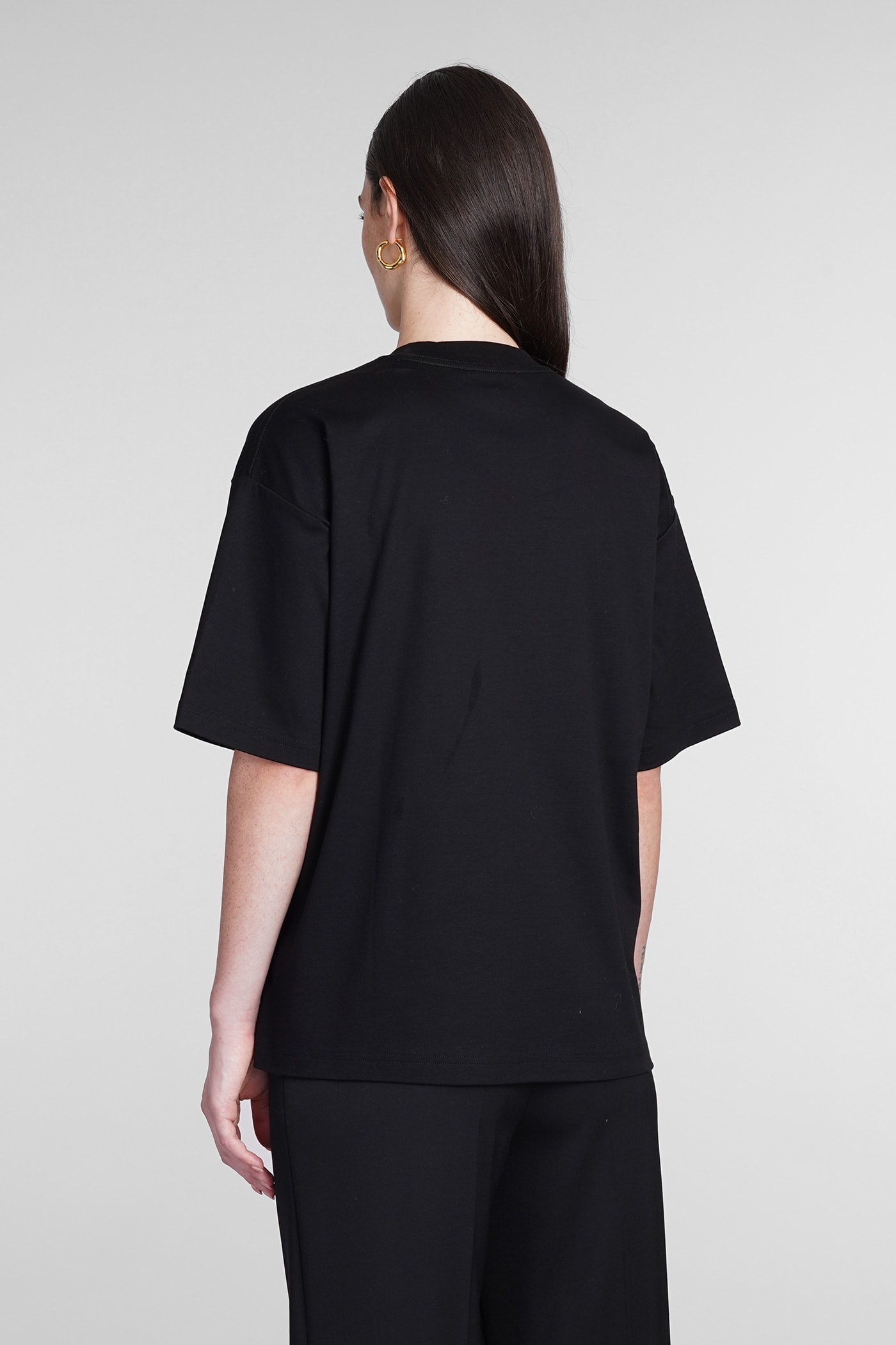 Shop Lanvin T-shirt In Black Cotton