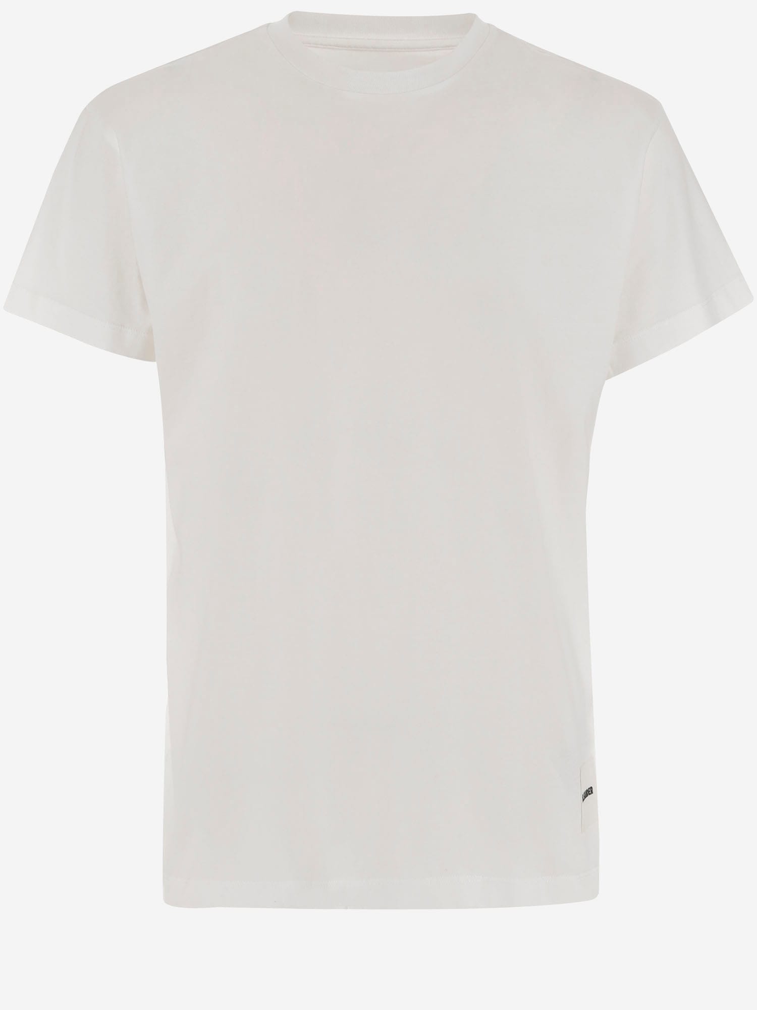 Jil Sander Set Of Three Cotton T-shirts In Multi