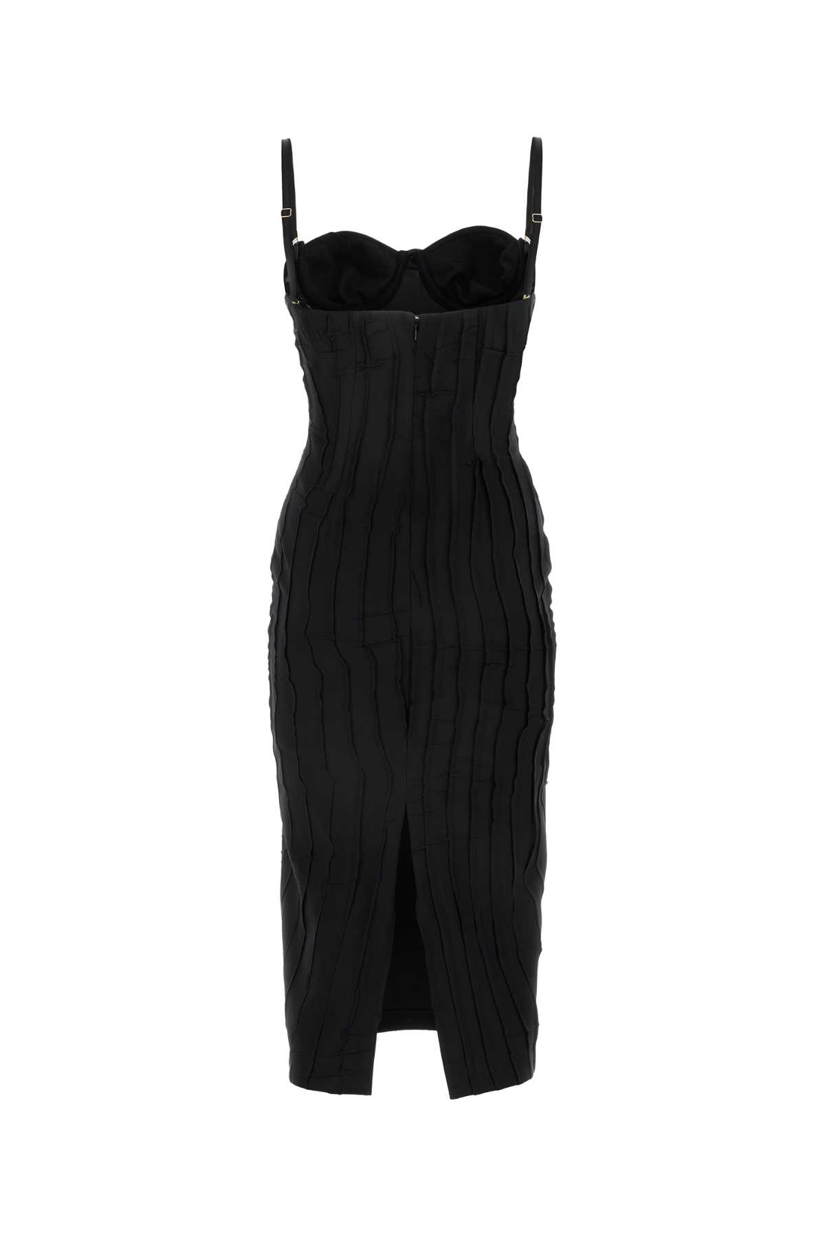 Shop Blumarine Black Polyester Dress