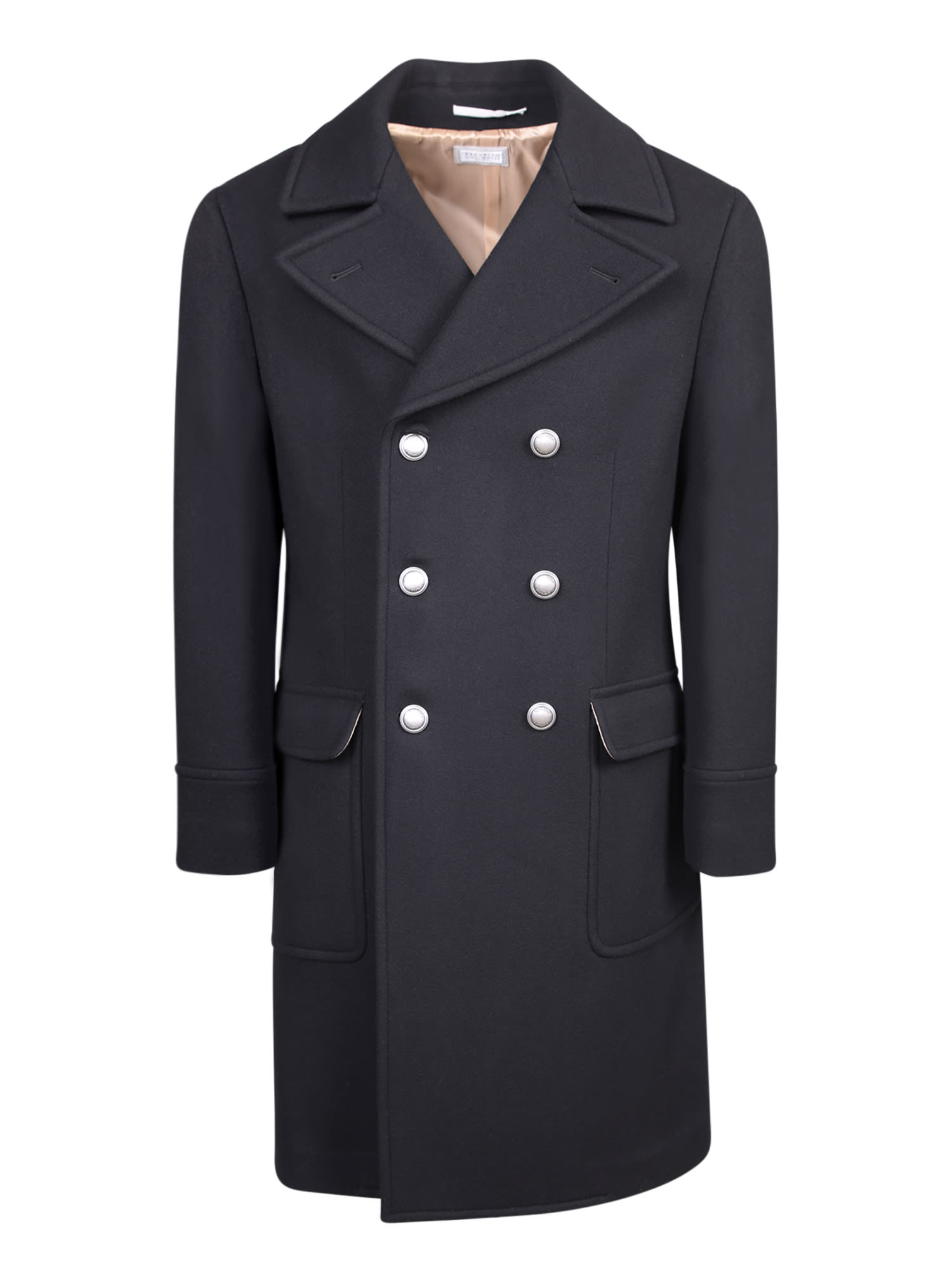 Cashmere And Wool Black Coat