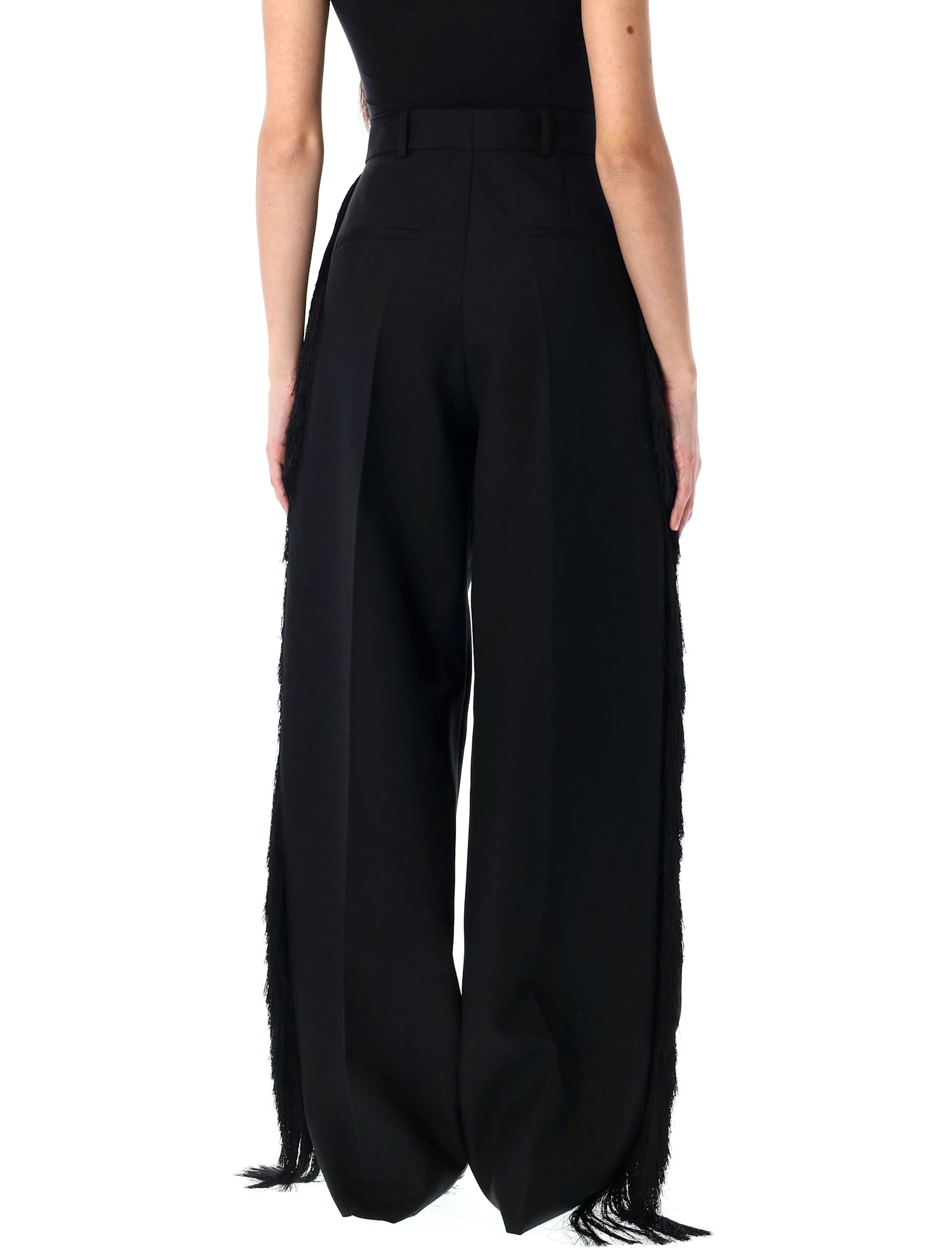 CARVEN FRINGED TROUSERS
