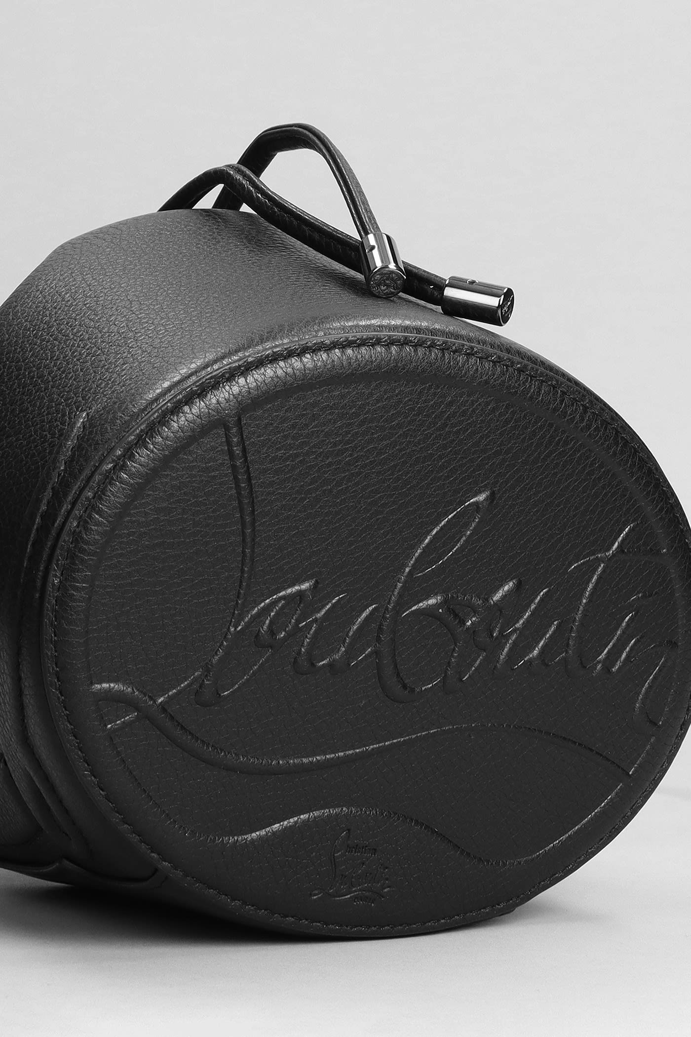 Shop Christian Louboutin Shoulder Bag In Black Leather