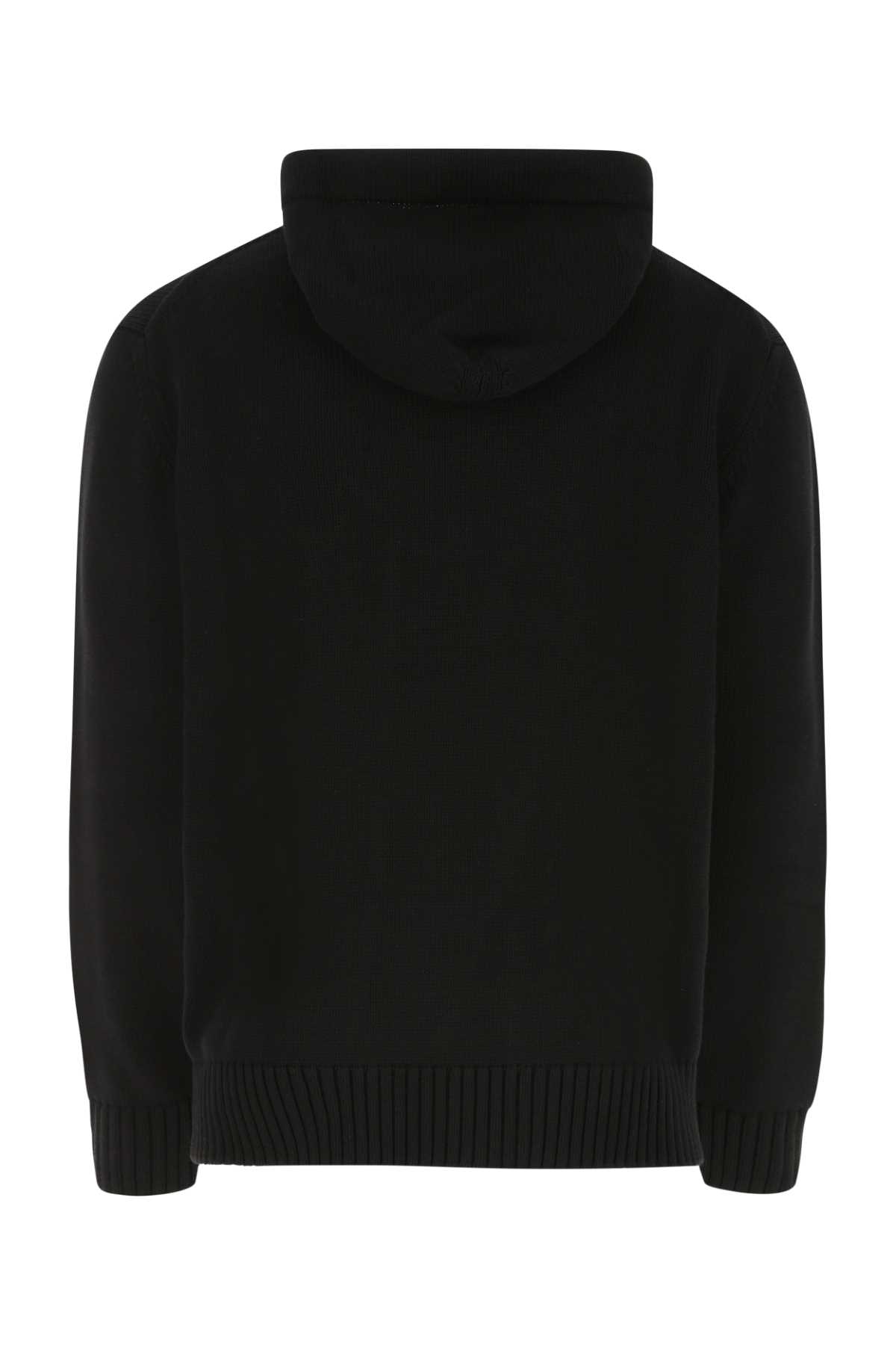 Shop Alyx Black Cotton Sweater In Blk0001