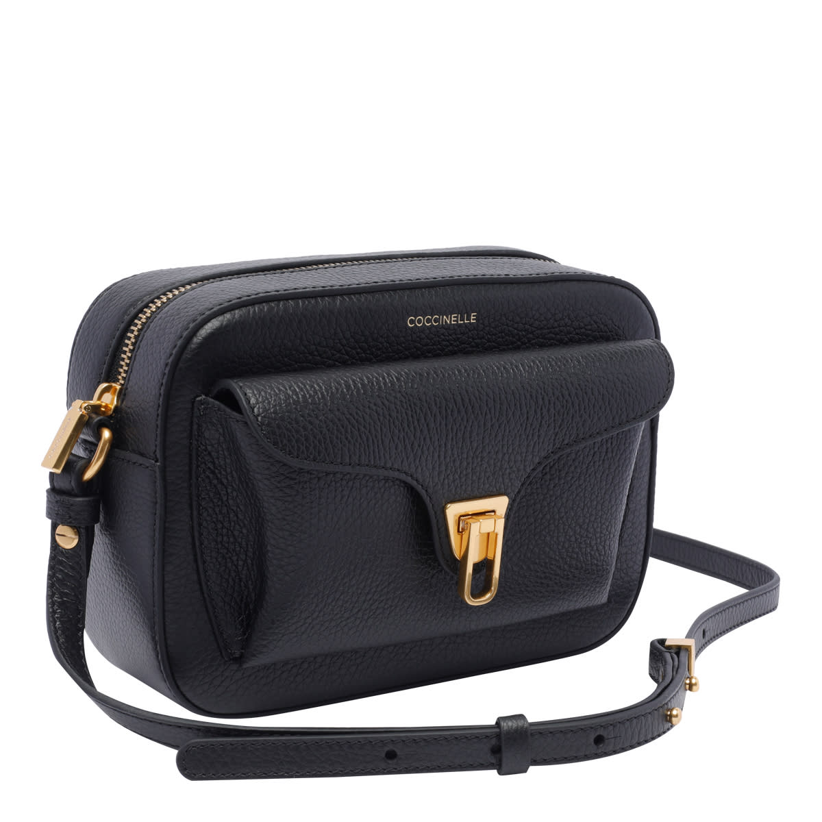 Shop Coccinelle Beat Soft Crossbody Bag In Black