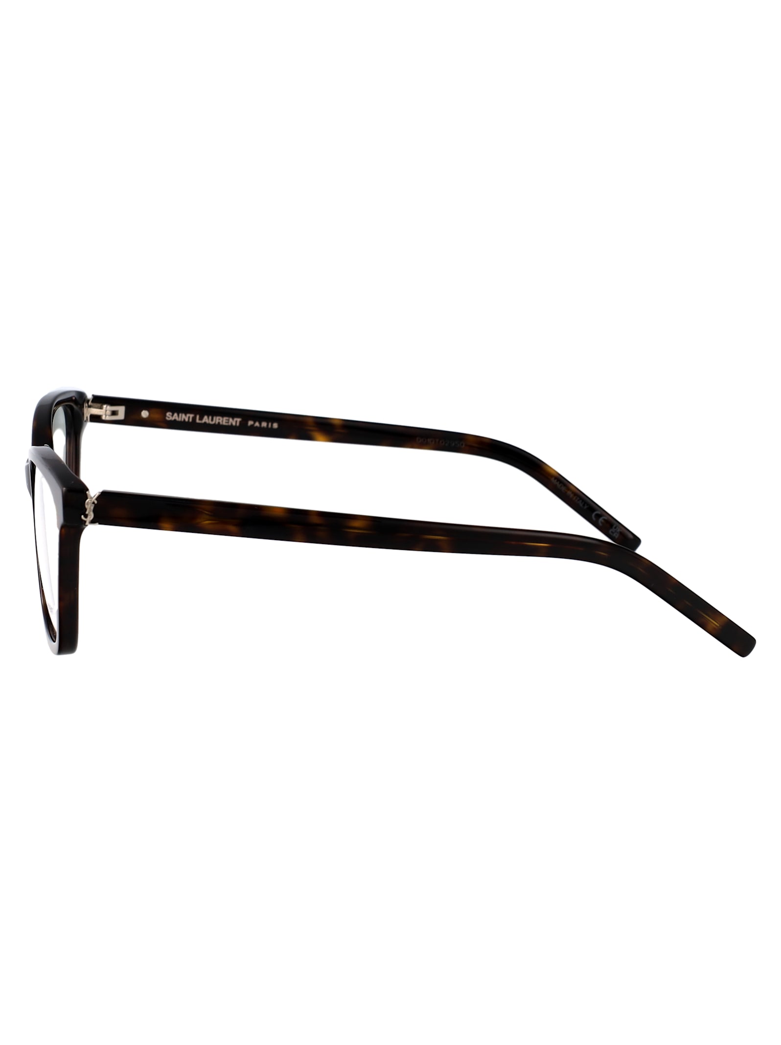 Saint Laurent Eyewear Optical In 006 Havana Havana Transparent