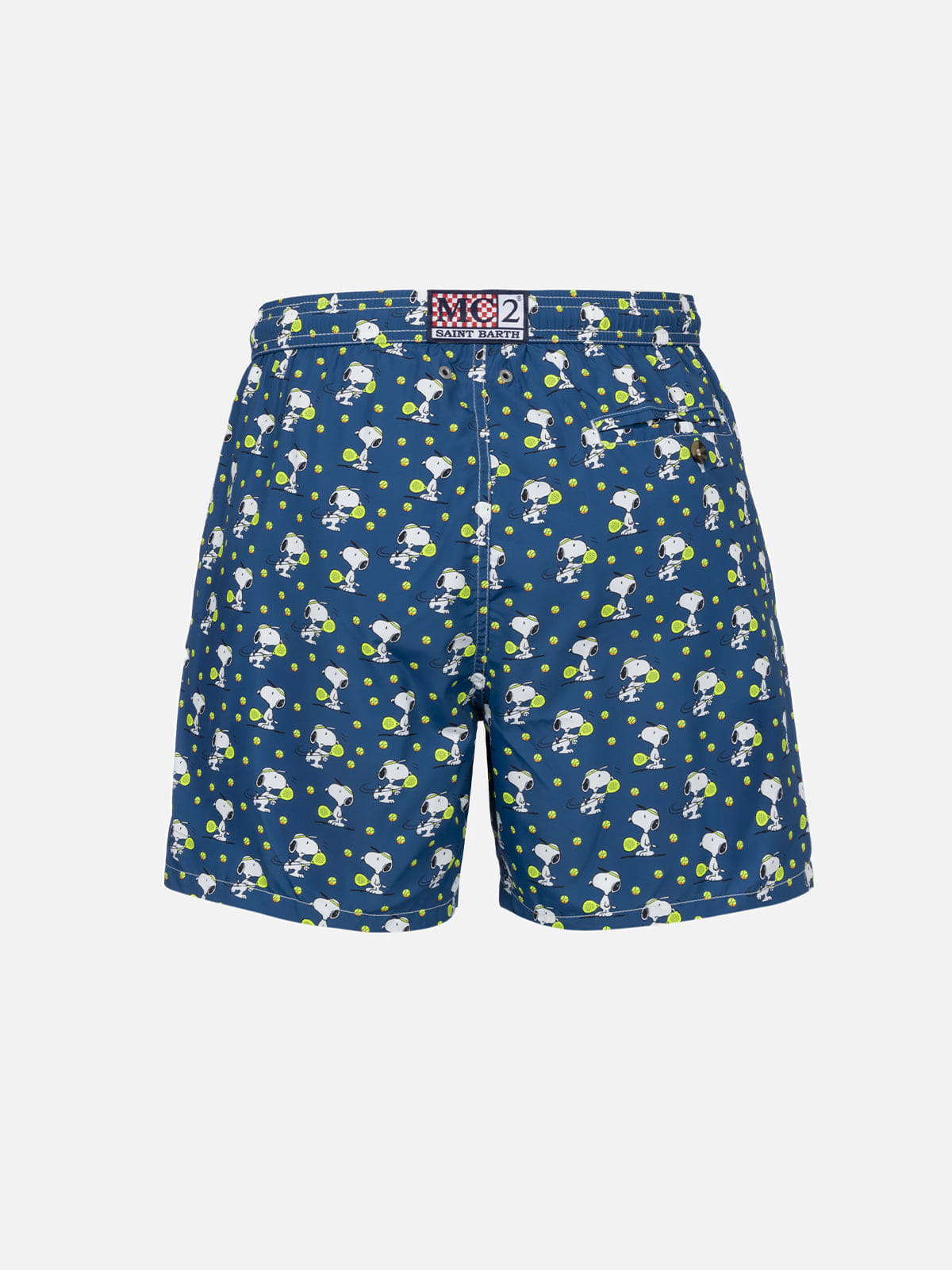 MC2 SAINT BARTH MAN LIGHTWEIGHT FABRIC SWIM-SHORTS LIGHTING MICRO FANTASY WITH SNOOPY PADEL PRINT SNOOPY PEANUTS SPE 