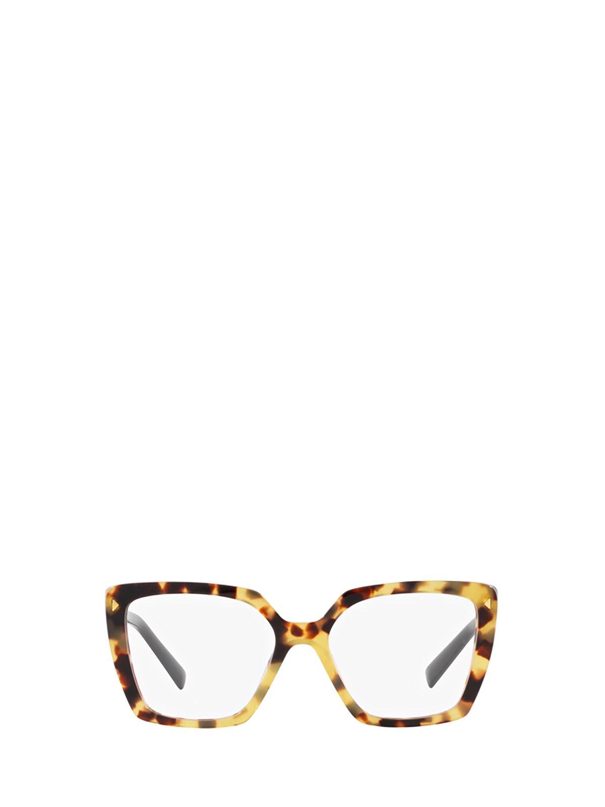 Shop Prada Cat-eye Glasses In 7s01o1