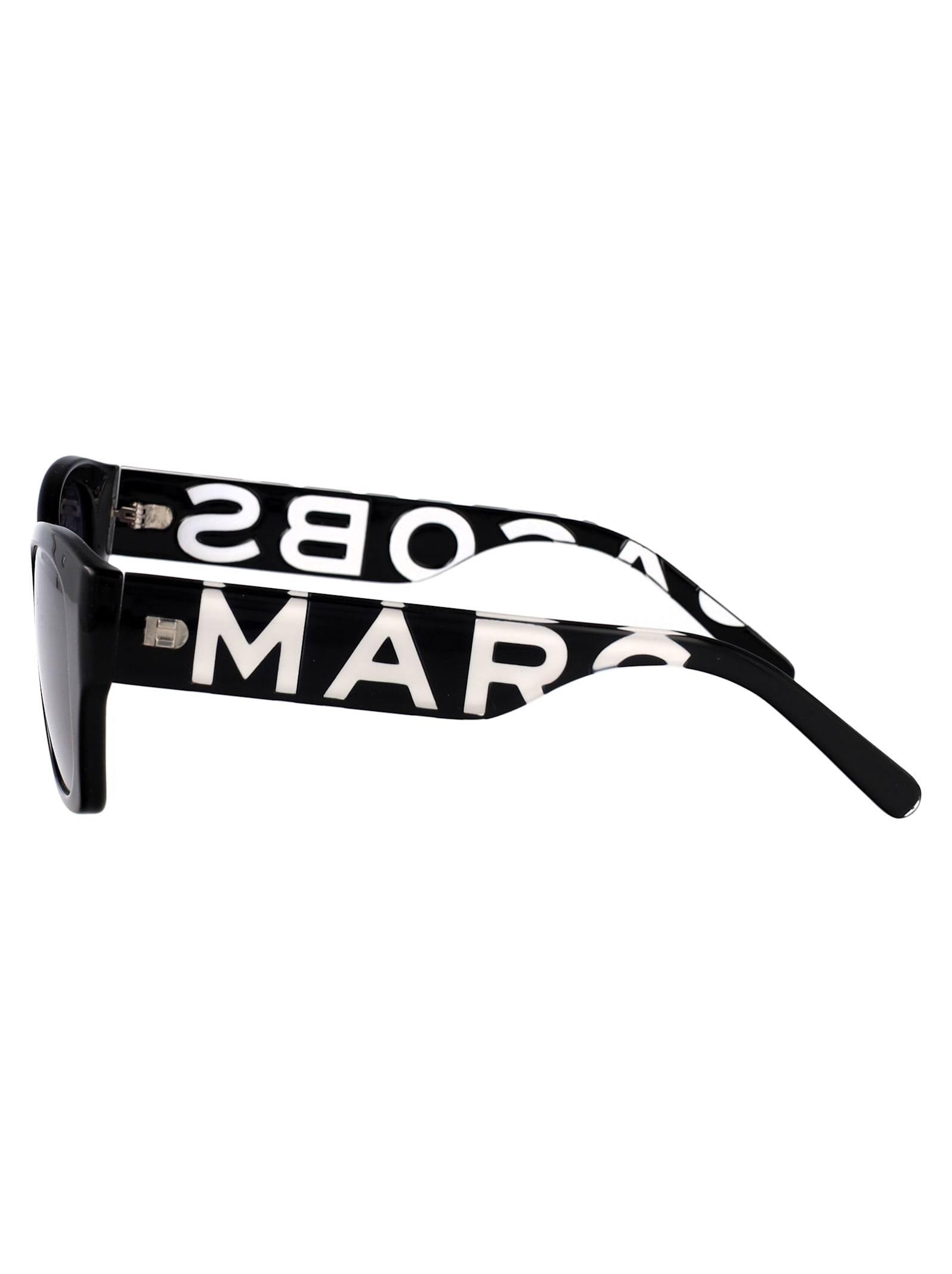 Marc Jacobs Black Injectate Sunglasses In Black