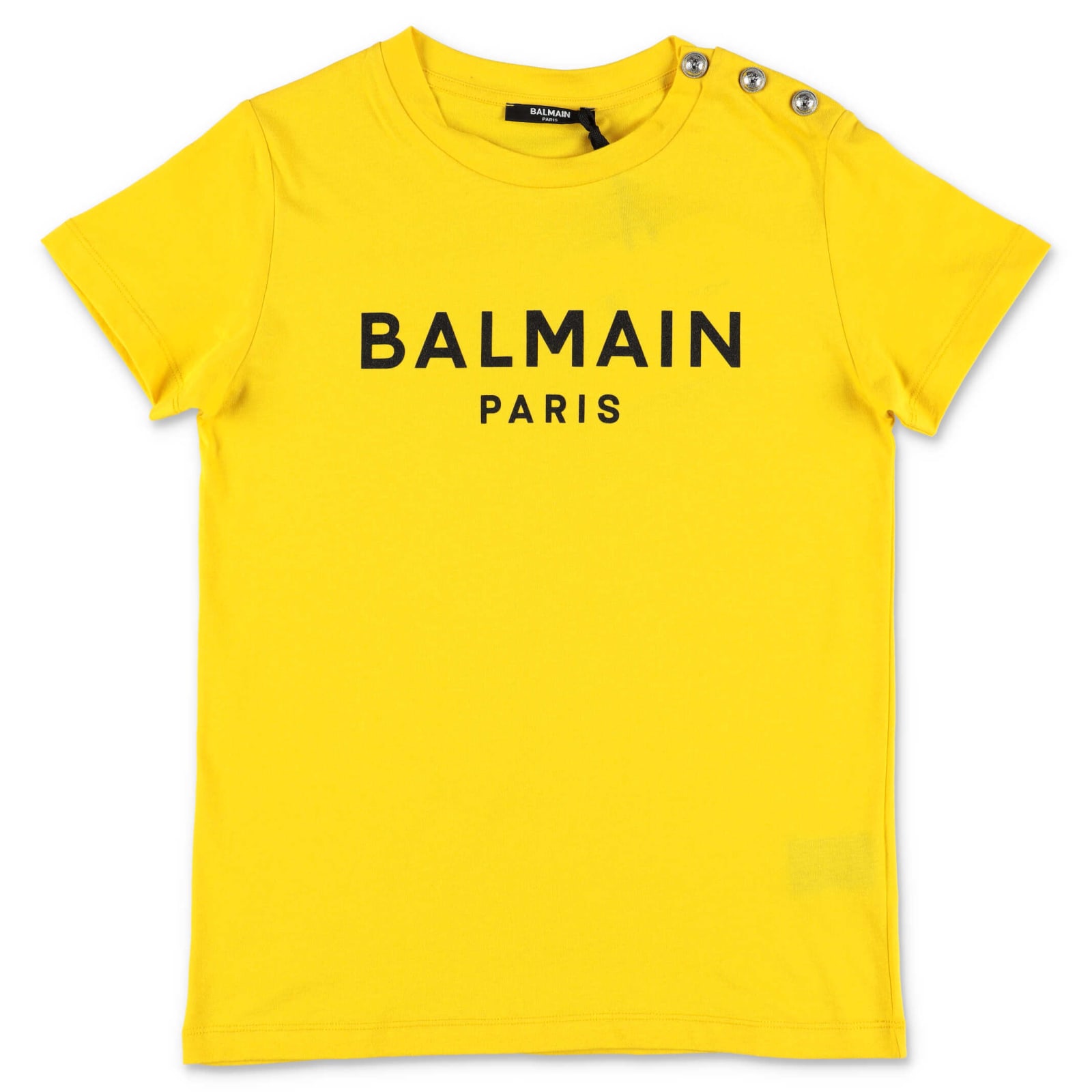 Balmain Kids' T-shirt In Giallo