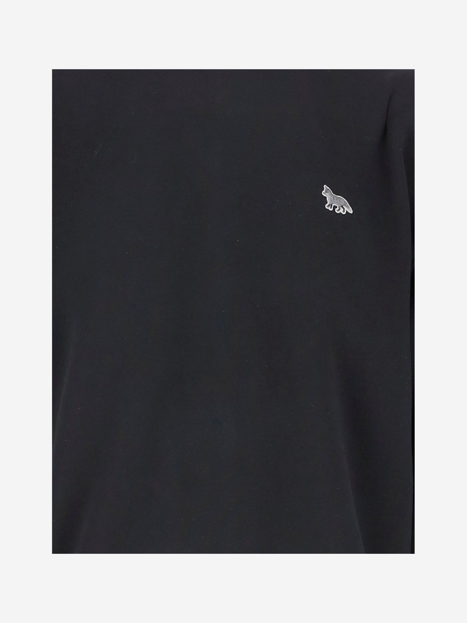 MAISON KITSUNÉ COTTON SWEATSHIRT WITH BABY FOX LOGO