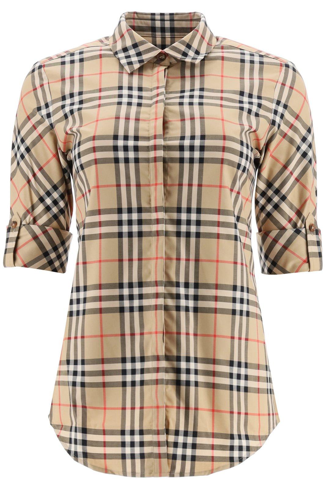 BURBERRY VINTAGE CHECKED SHORT-SLEEVED SHIRT