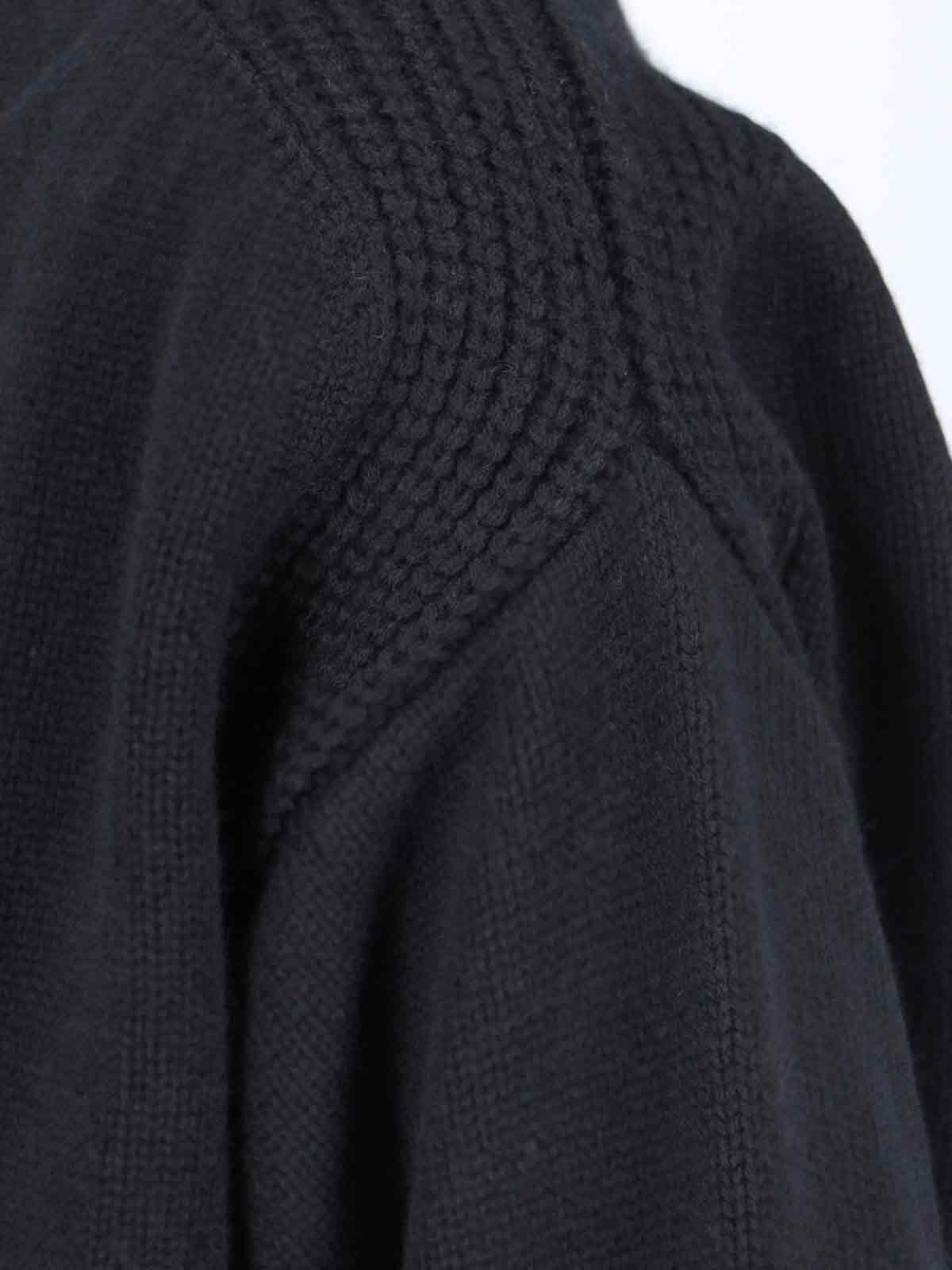 Sa Su Phi Crew Neck Pure Cashmere Sweater In Black