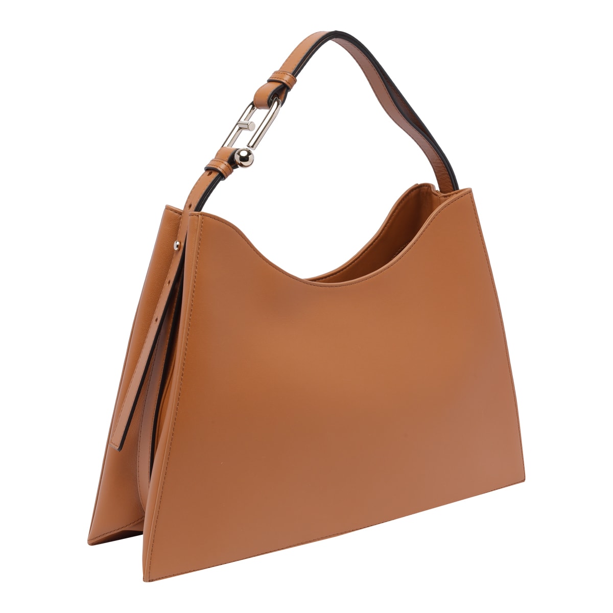 Furla Large Nuvola Hobo Bag In Brown