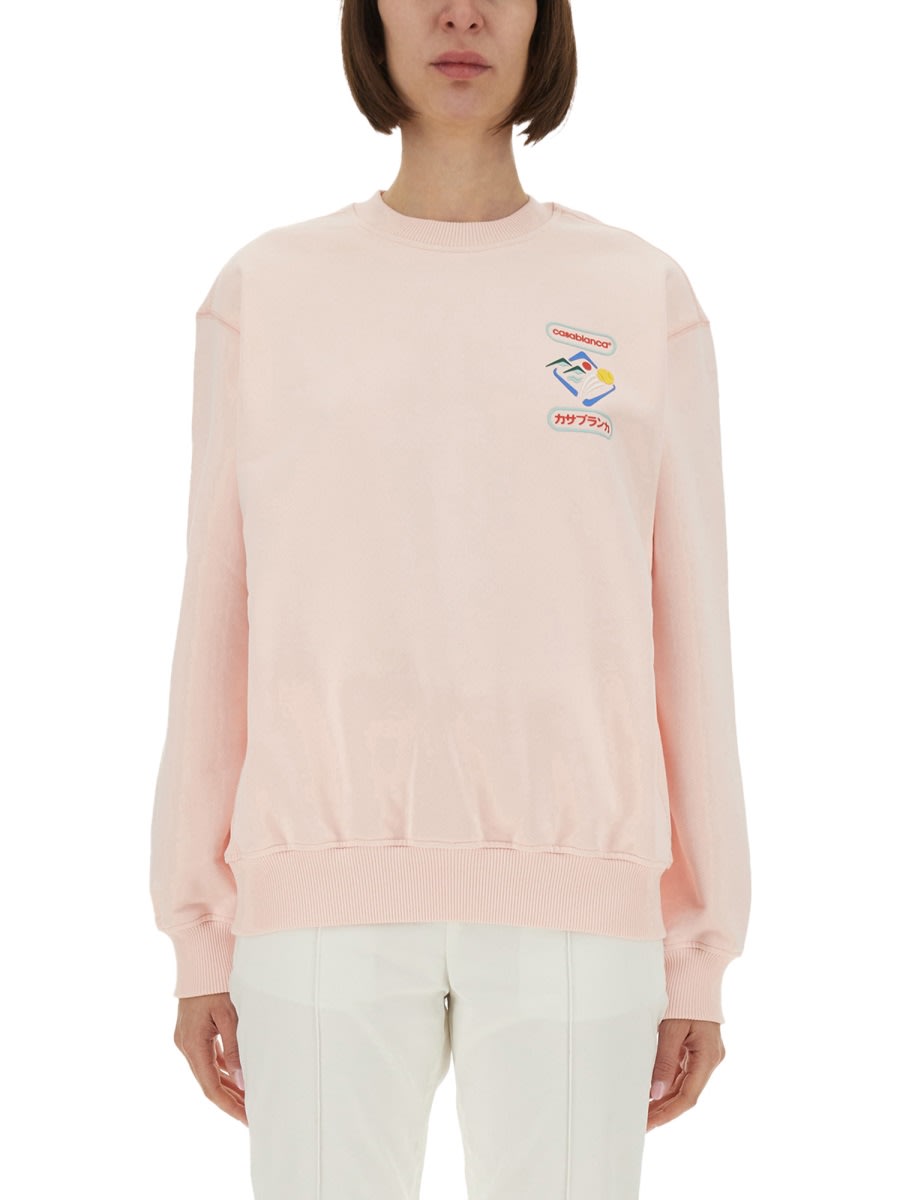 Casablanca Mountain Sports Crewneck Sweater