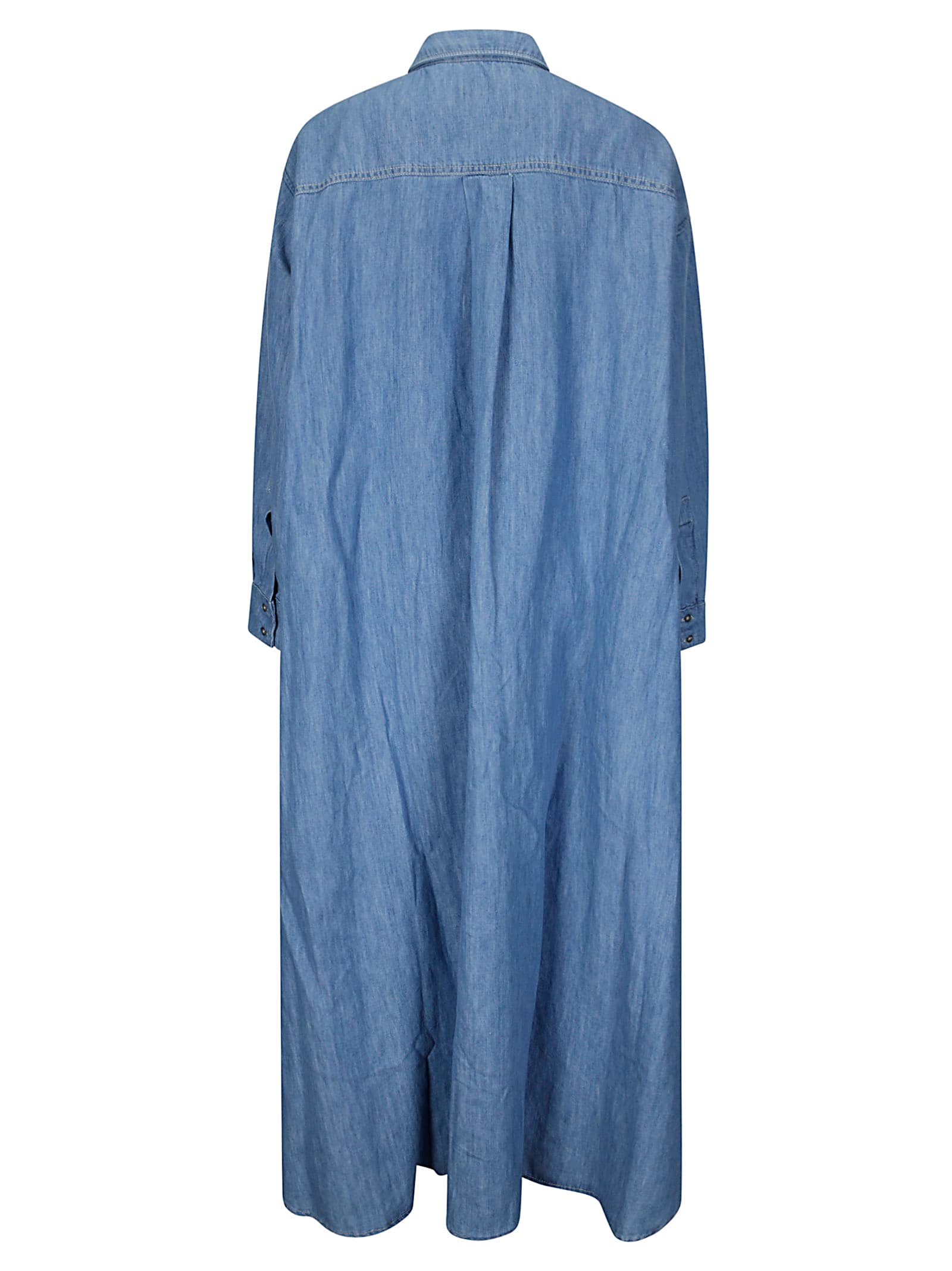 7 For All Mankind Long Denim Shirt Dress