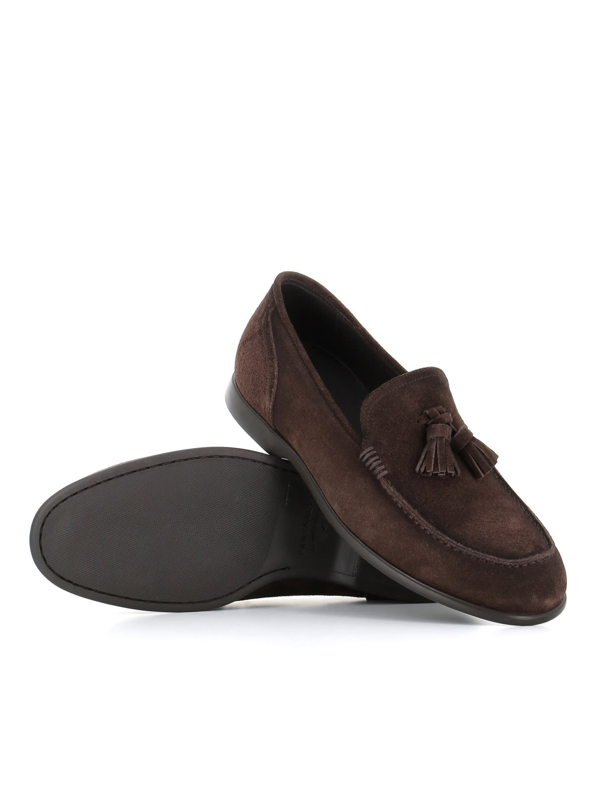Shop Pantanetti Tassel Loafer 17445a In Brown