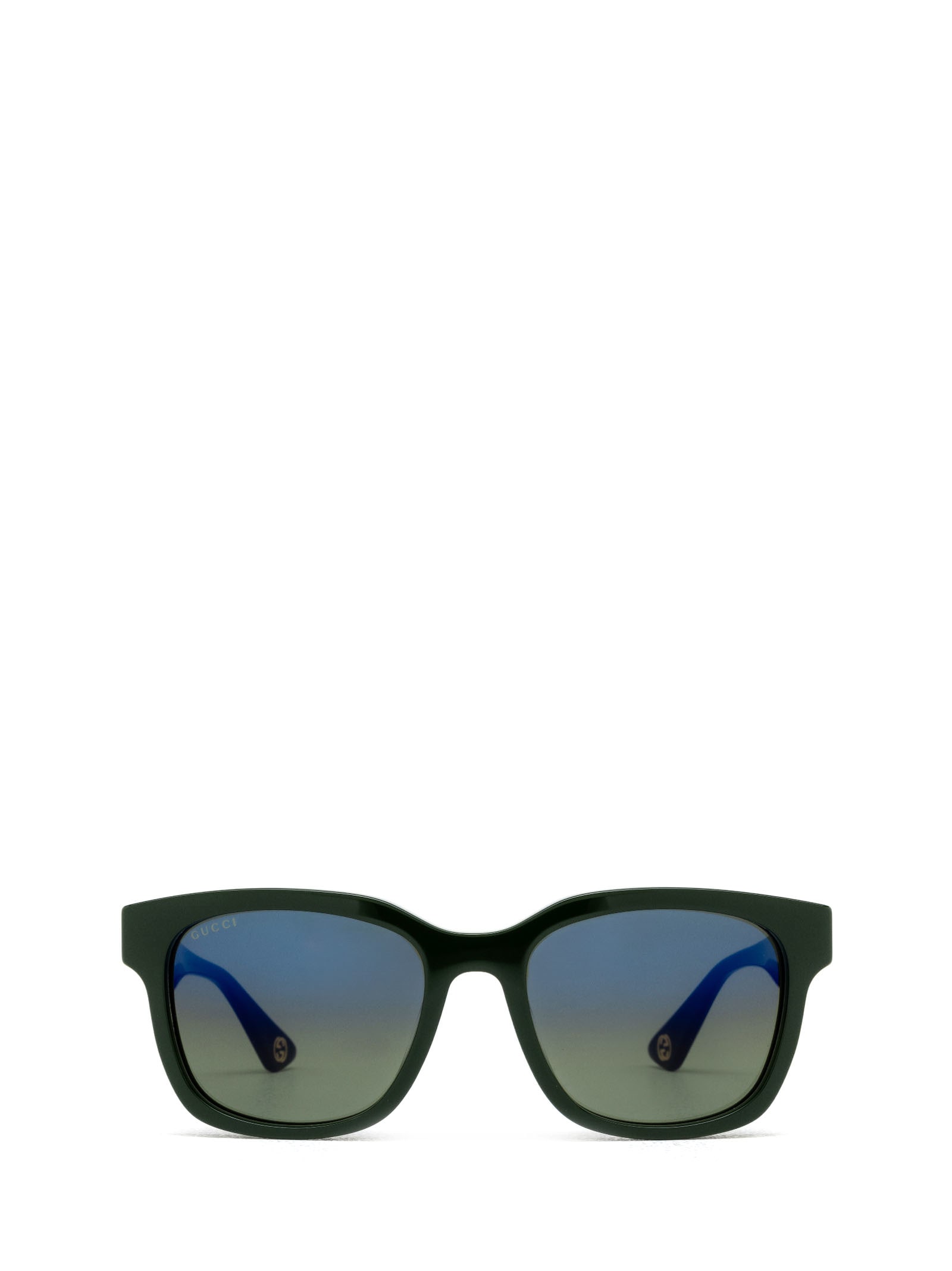 Shop Gucci Gg1639sa Green Sunglasses