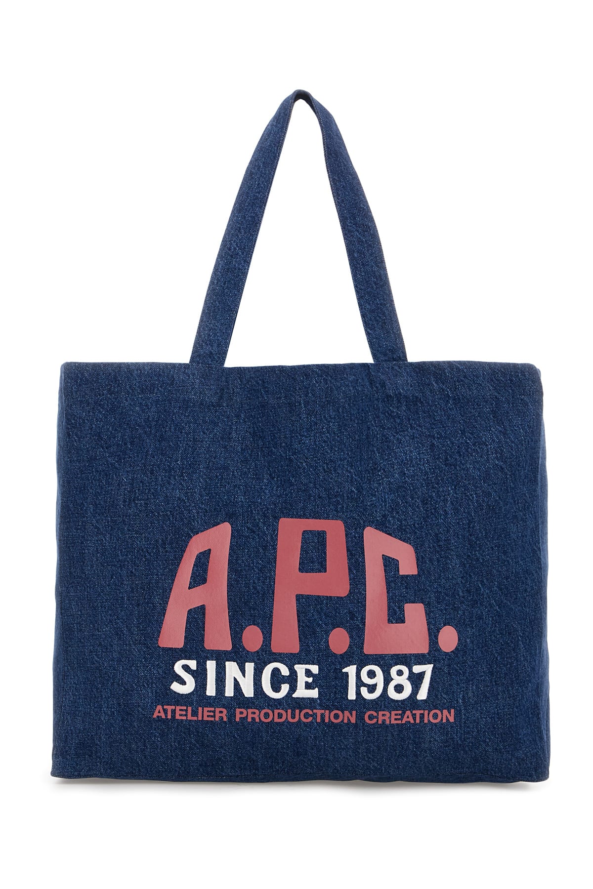 A. P.C. Denim Shoulder Bag