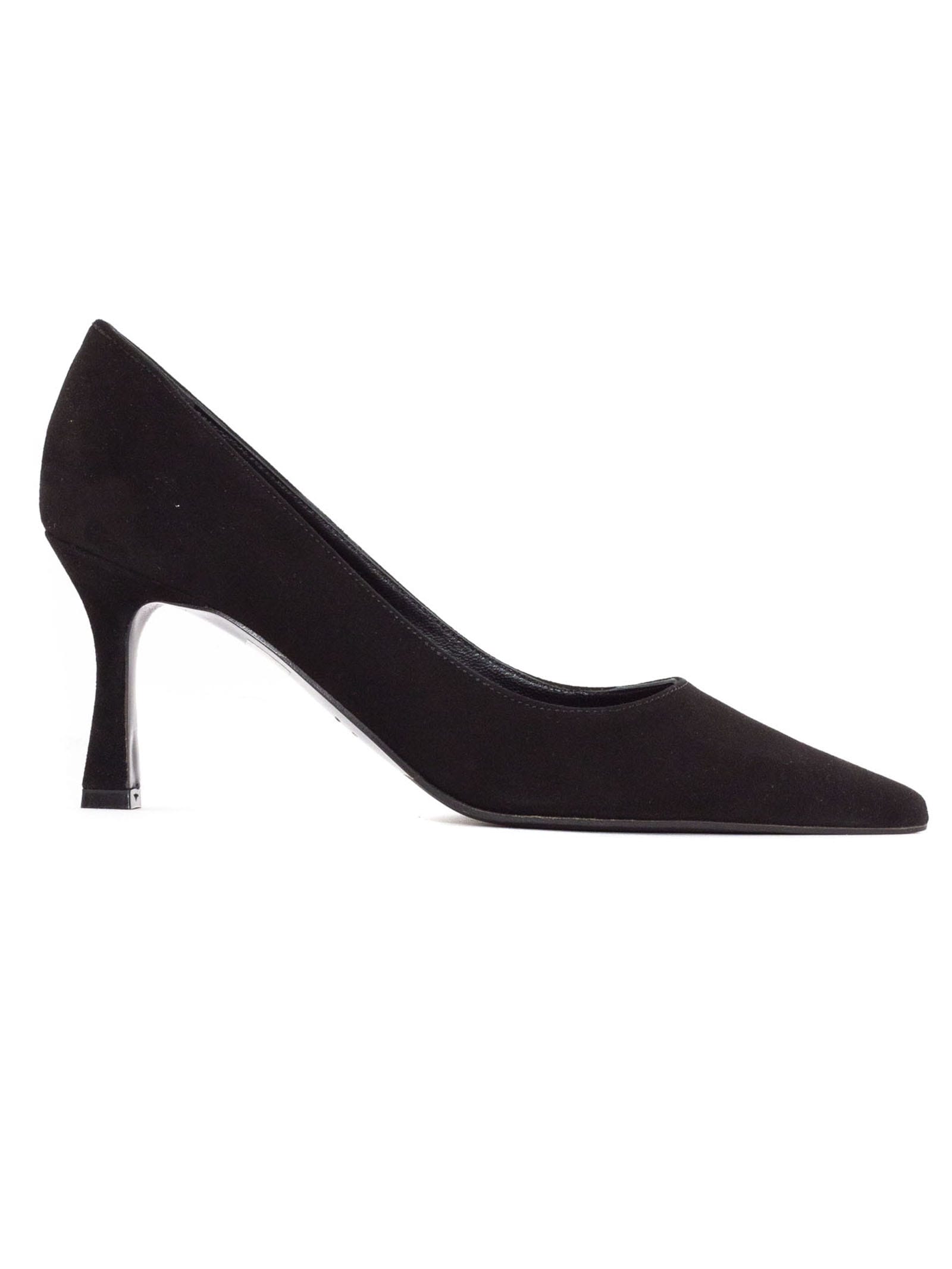 Shop Roberto Festa Black Suede Kate Pumps