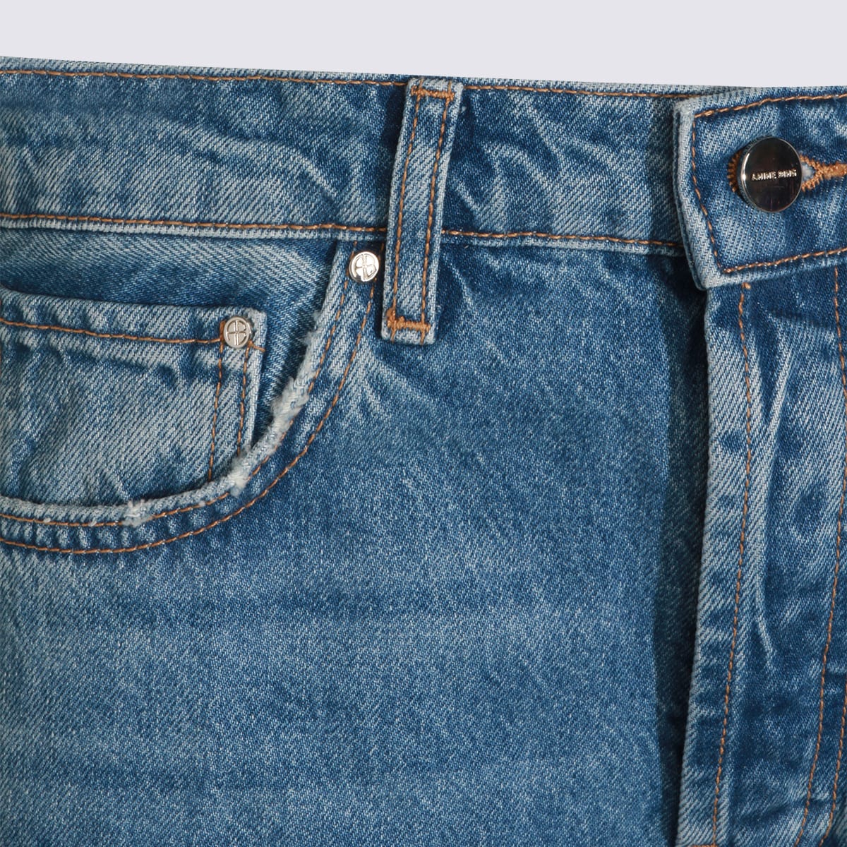 Anine Bing Jeans Washed Blue In Blue