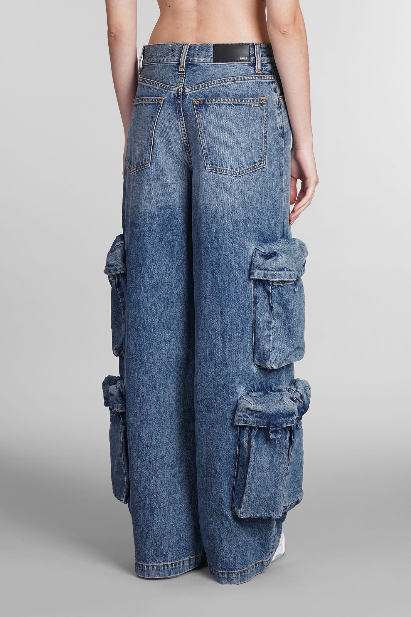 Shop Amiri Jeans In Blue Cotton