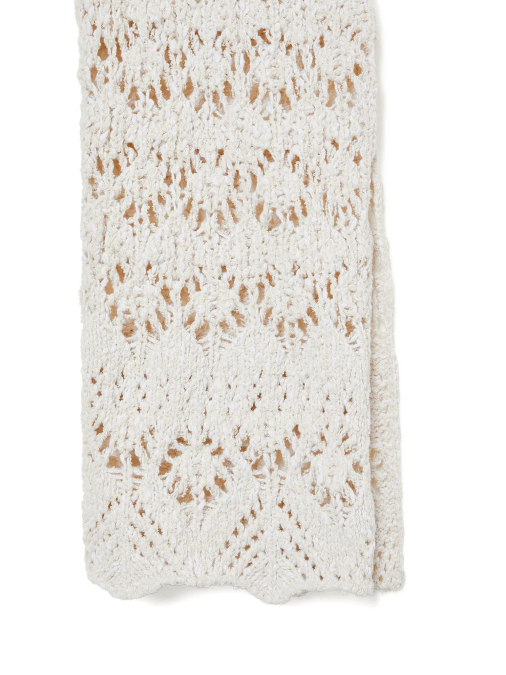 Alanui Lagoon Romance Cotton Trousers In Neutral