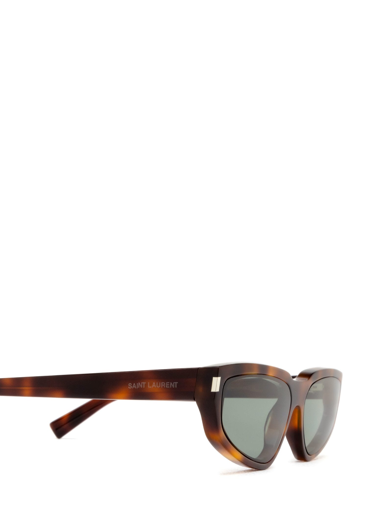 Shop Saint Laurent Sl 634 Havana Sunglasses