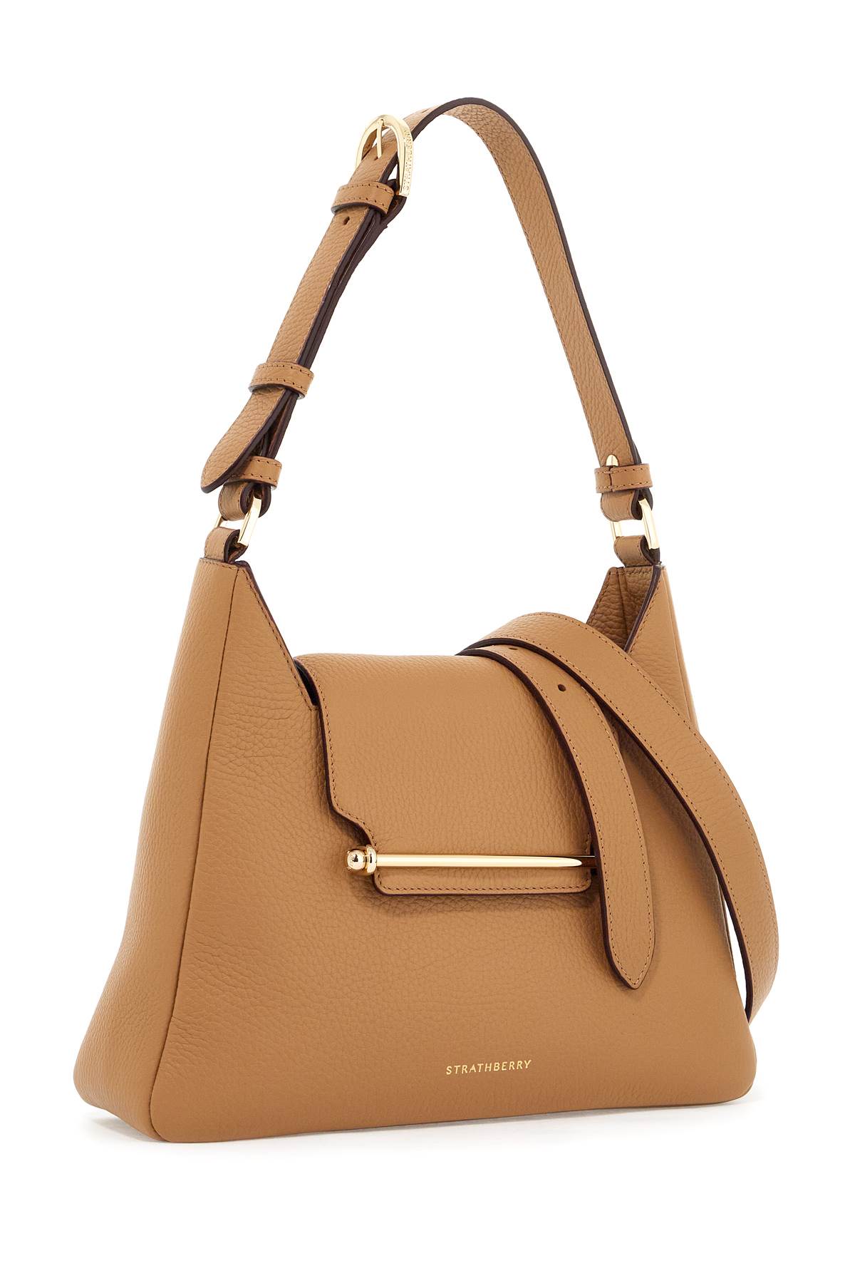 Shop Strathberry Multress Hobo Bag In Caramel (brown)