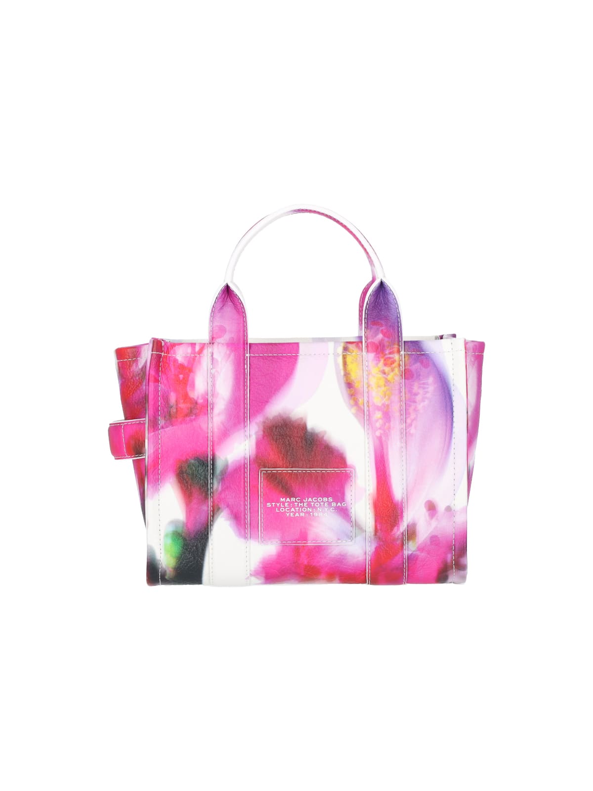 Shop Marc Jacobs The Future Floral Tote Bag Mini Bag In White