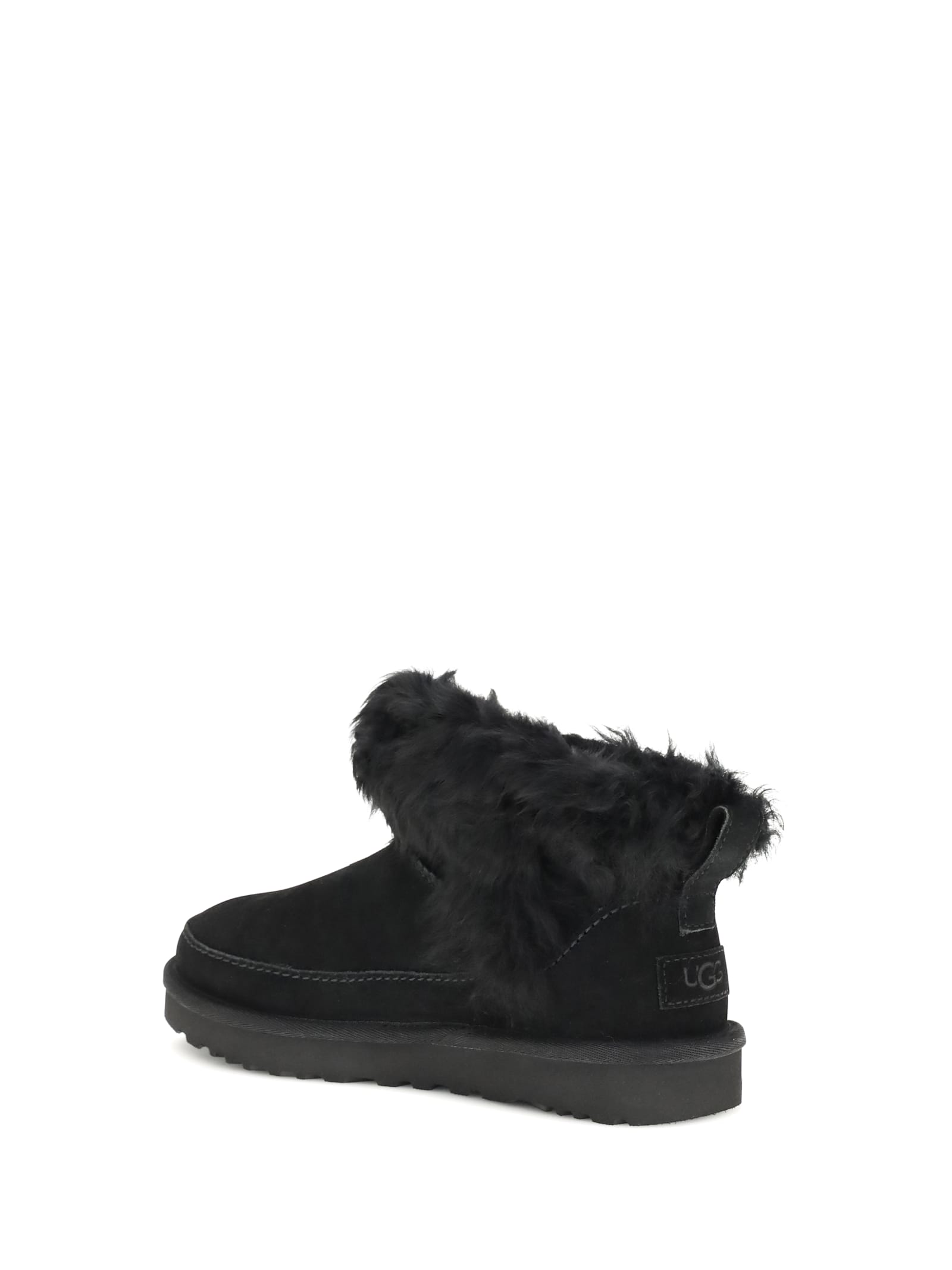 Ugg Classic Ultra Mini Chalet Boots In Black