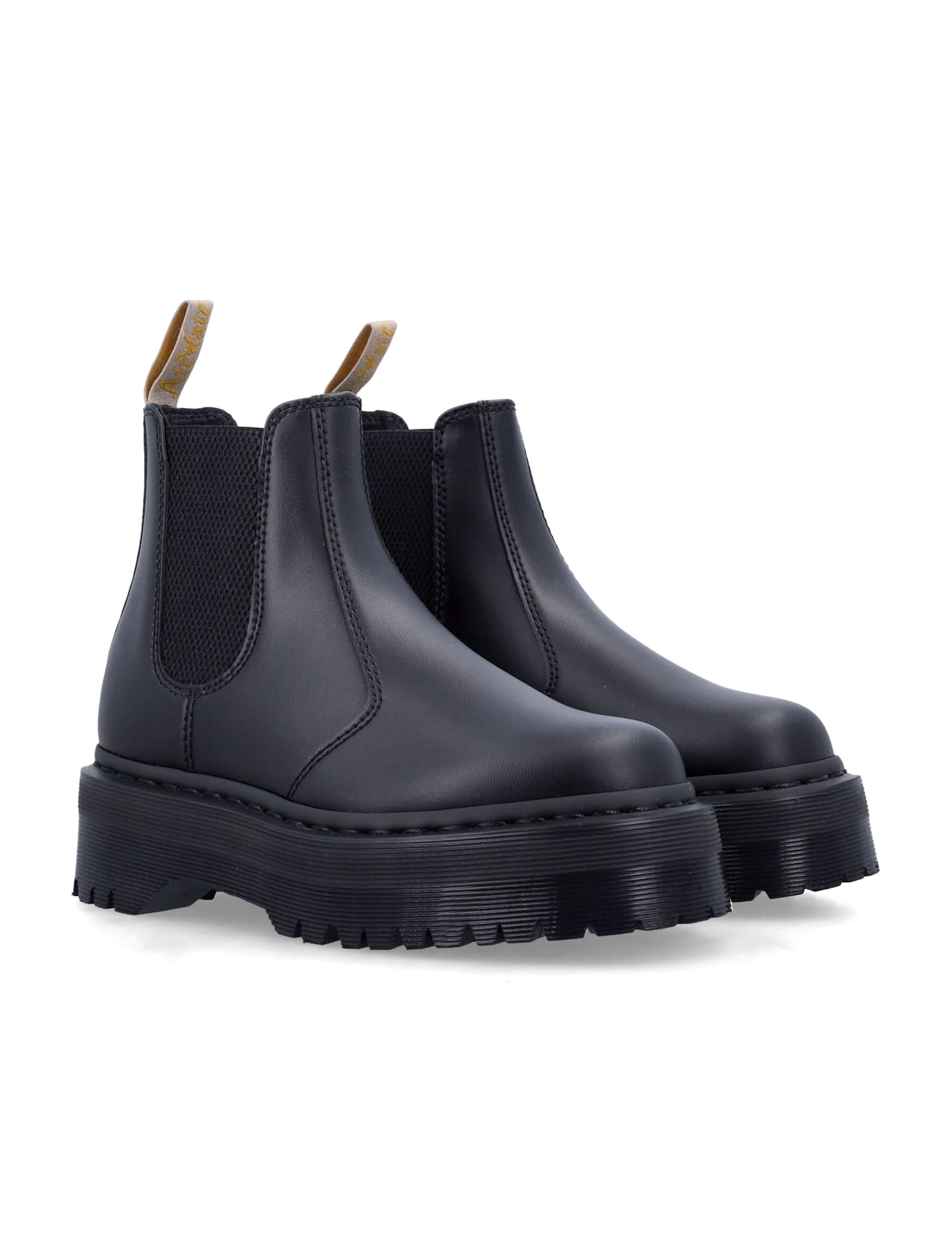 Shop Dr. Martens' 2976 Quad Platform Chelsea Boots In Black