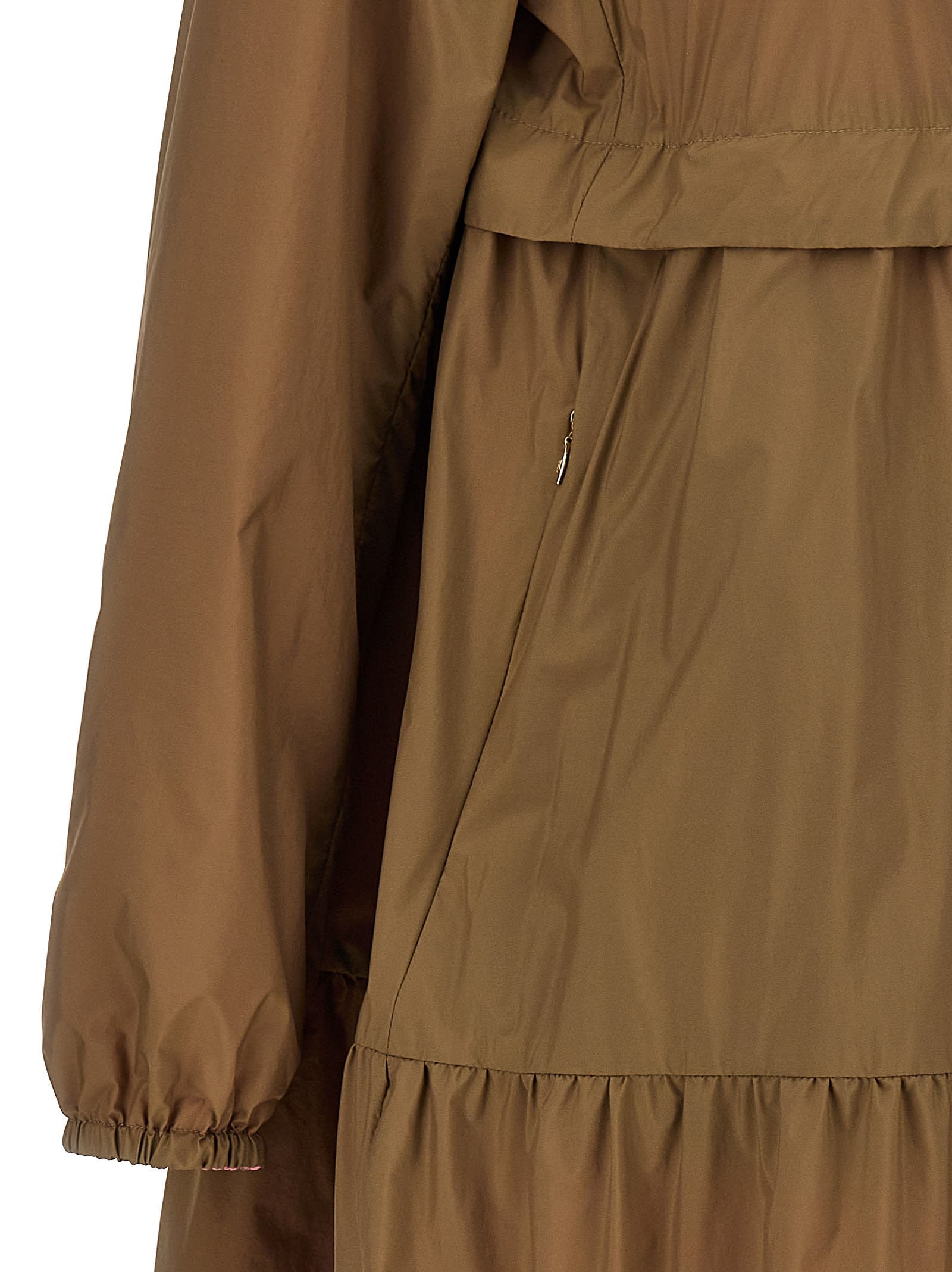 Herno Reversible Long Jacket In Multicolor