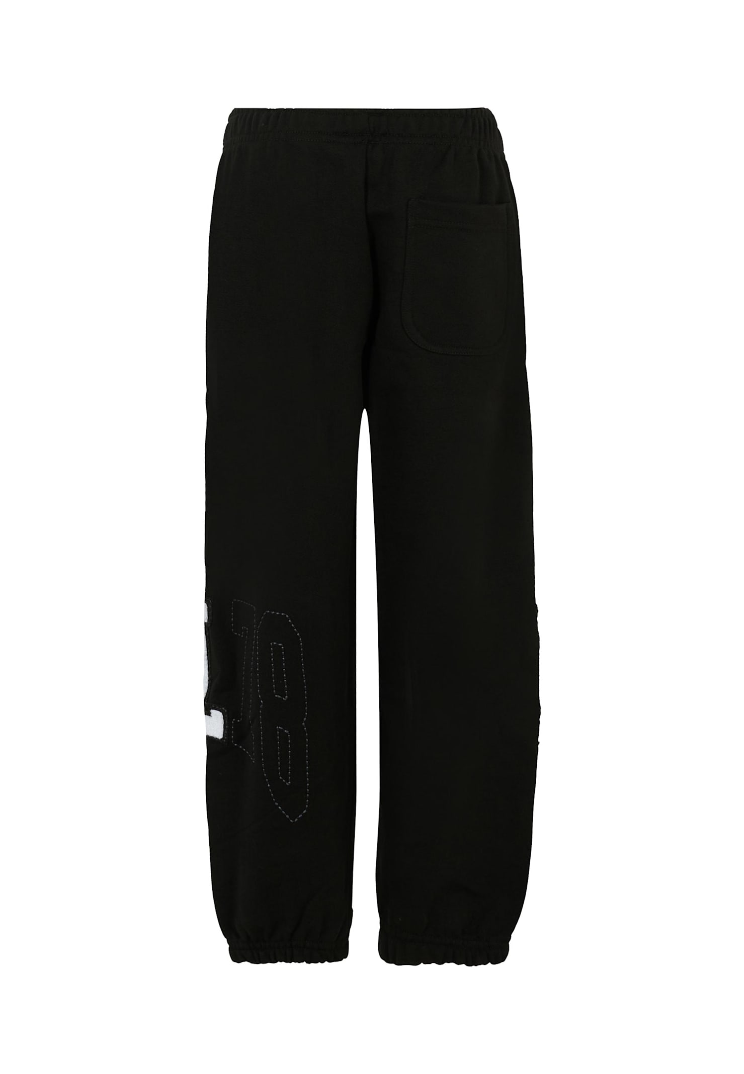 Diesel Black Trousers For Bambino With Logo In Black