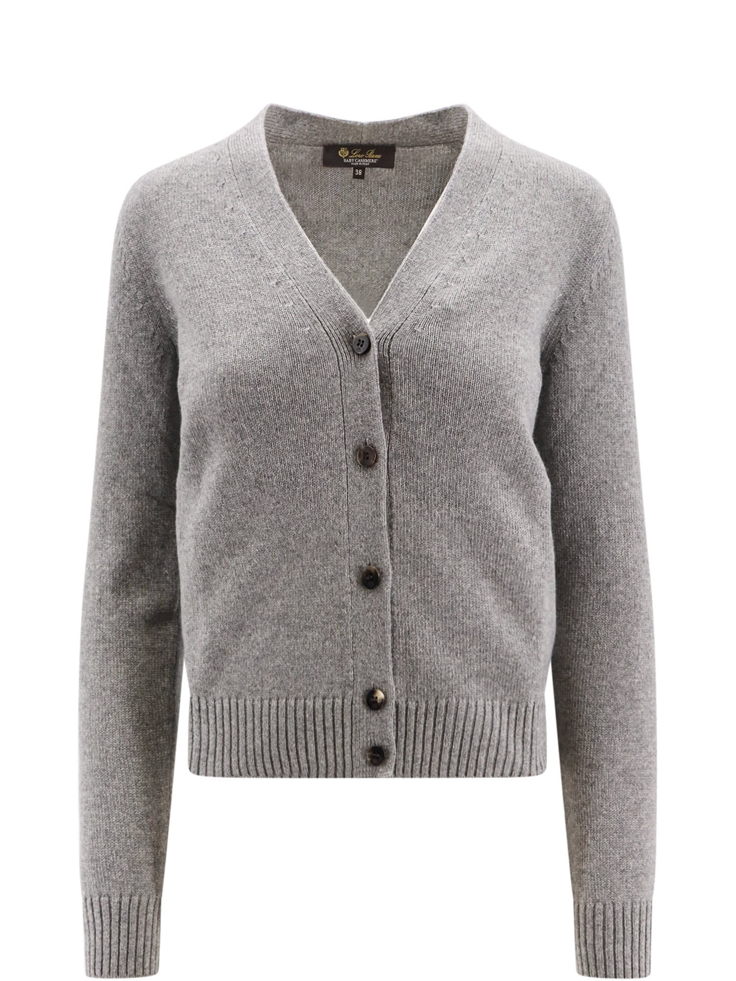 Shop Loro Piana Cardigan In Grey