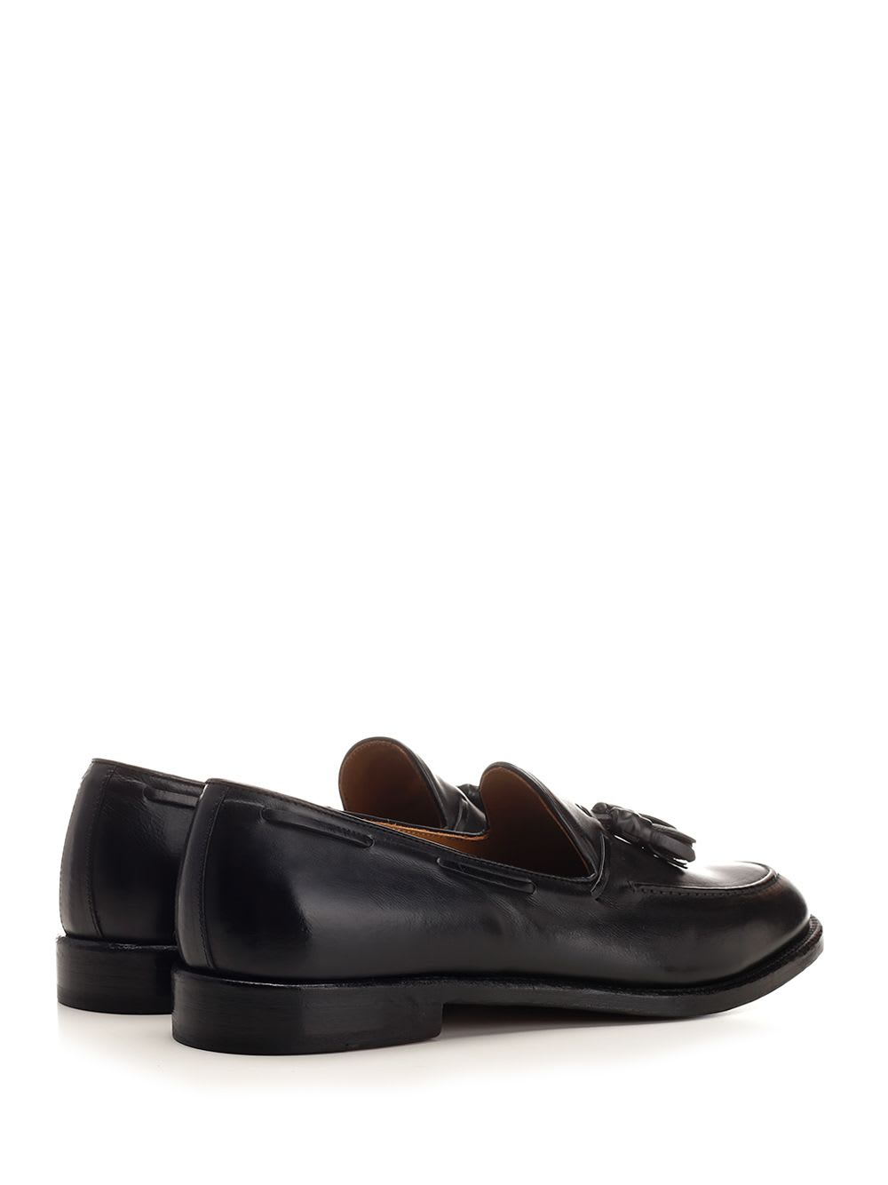 CORVARI LEATHER LOAFER WITH TASSELS