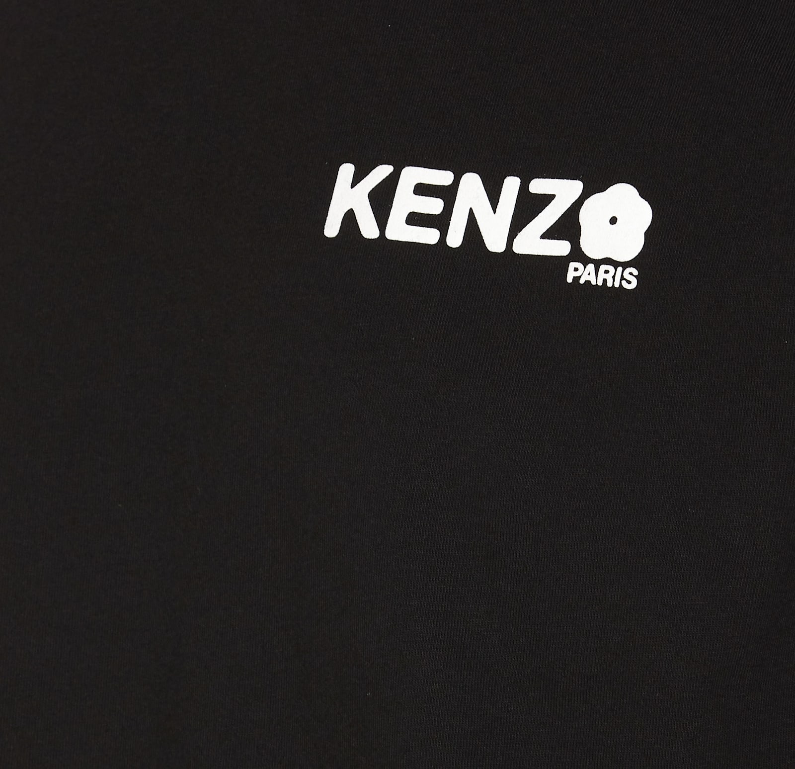 Kenzo Boke Flower 2.0 Classic Cotton Logo Graphic T-shirt In Black
