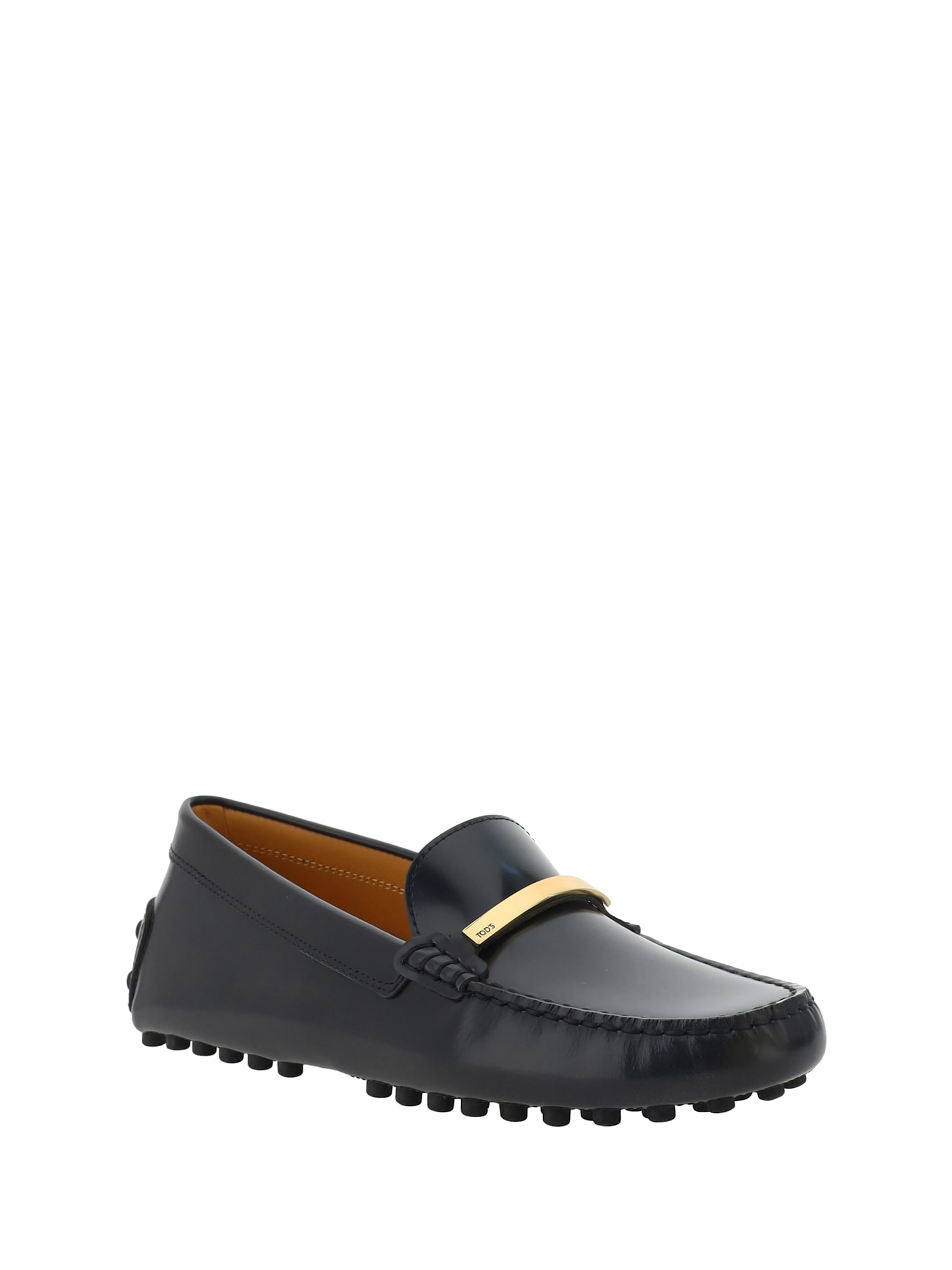 Shop Tod's Gommino Loafers In Grafite