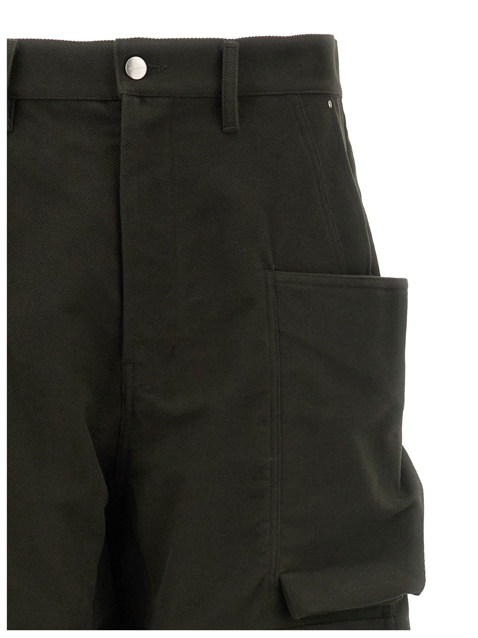 Shop Rick Owens Stefan Cargo Pants In Green