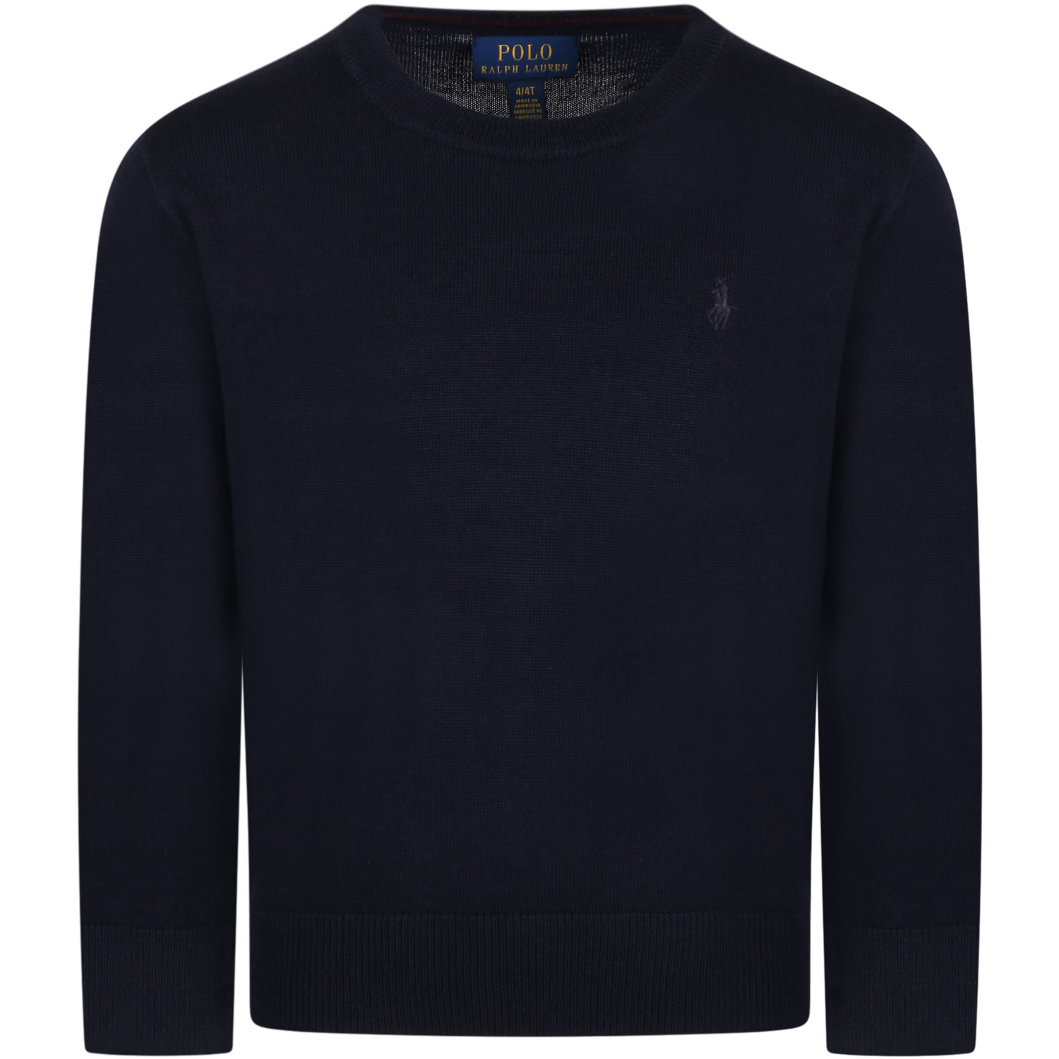 Ralph Lauren Blue Sweater For Boy With Blue Pony