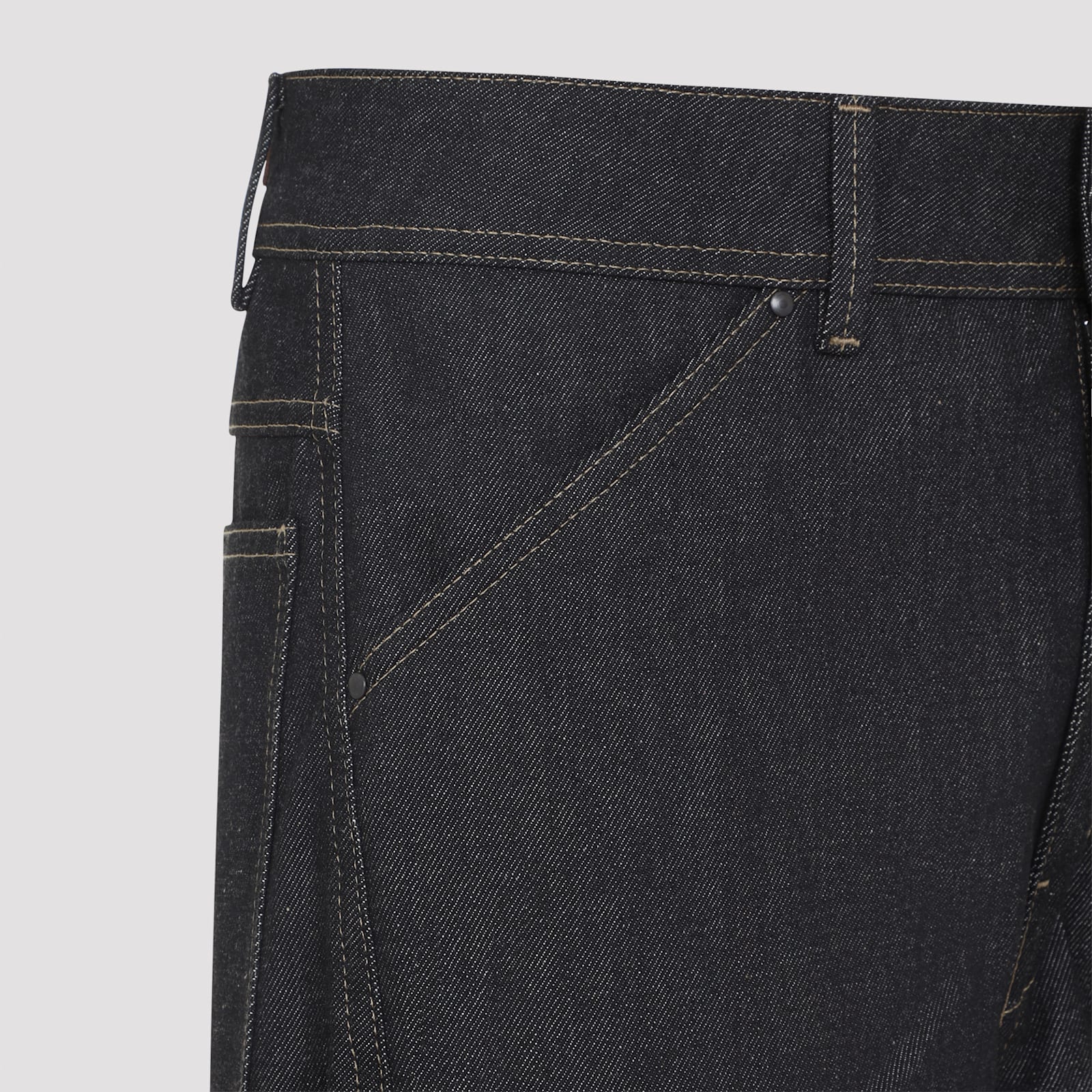 Lemaire Utility Inspired Trousers Featuring Pockets In Gray