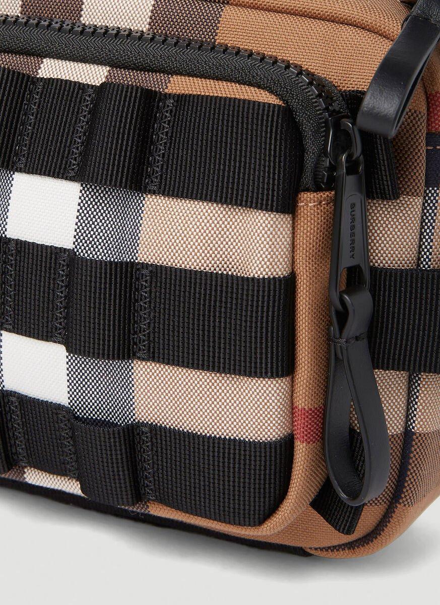 Burberry Brown Check Jacquard Shoulder Bag Q3B0596D0B001