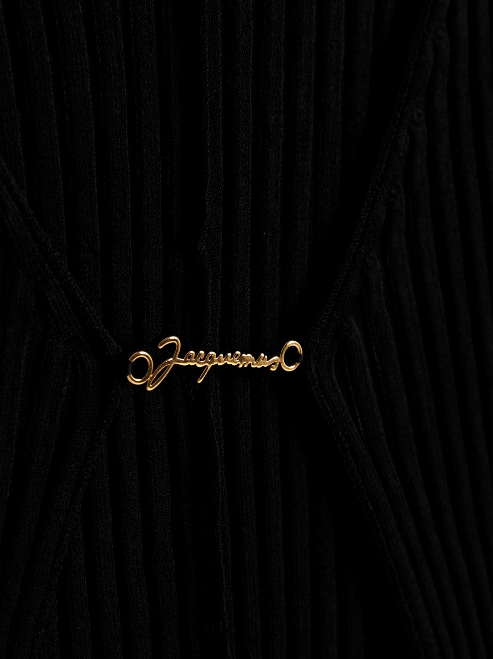 Shop Jacquemus Le Maille Pralu Longue Cardigan In Black